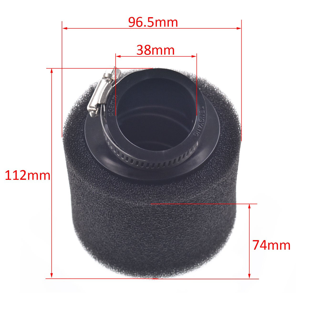 Jrl 38Mm Air Filter For 110Cc 125Cc Atv Quad Pit Dirt Trail Monkey Bike 50Cc Scooter