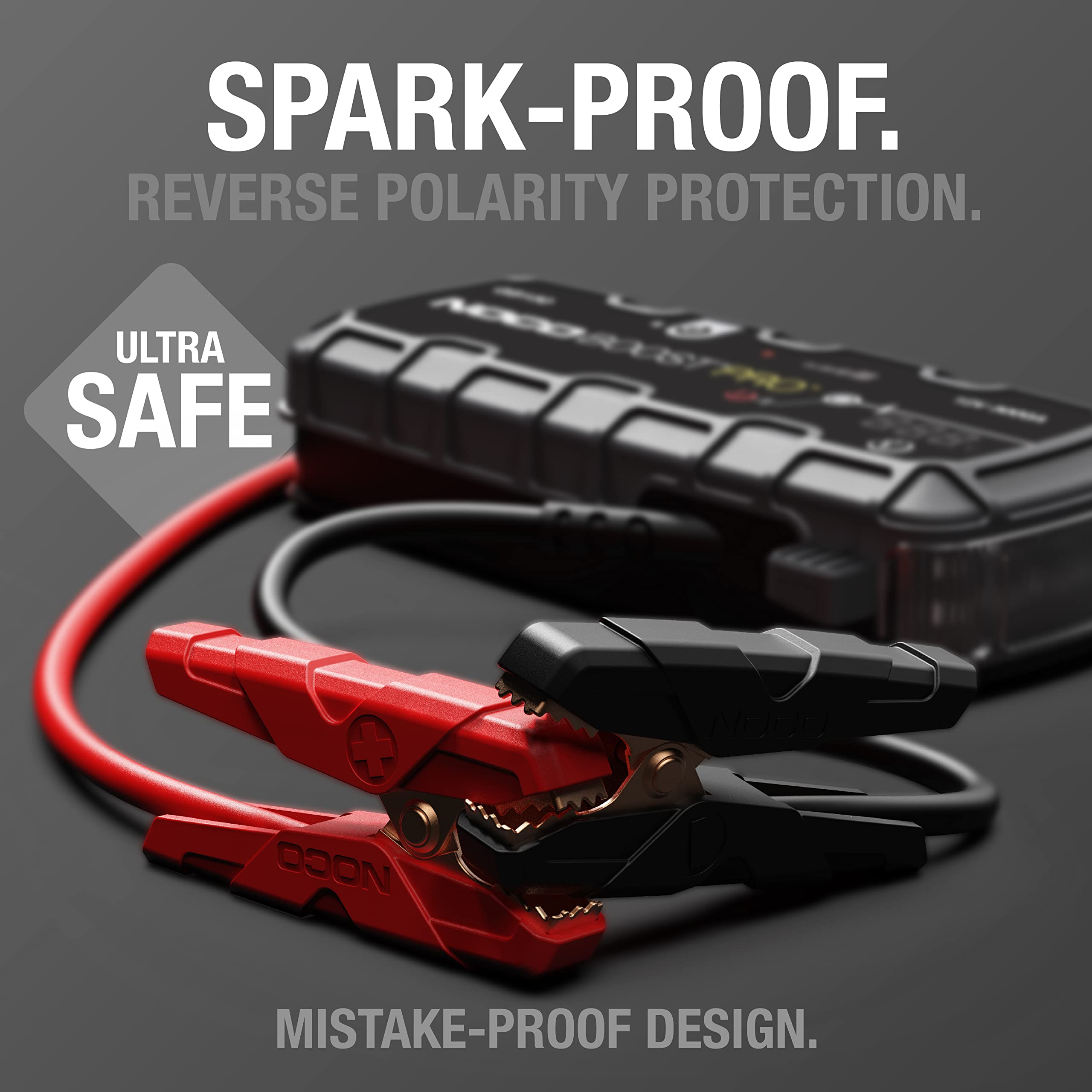 NOCO Boost Pro GB150 3000A UltraSafe Car Battery Jump Starter, 12V Battery Pack, Battery Booster, Jump Box, Portable Charger and