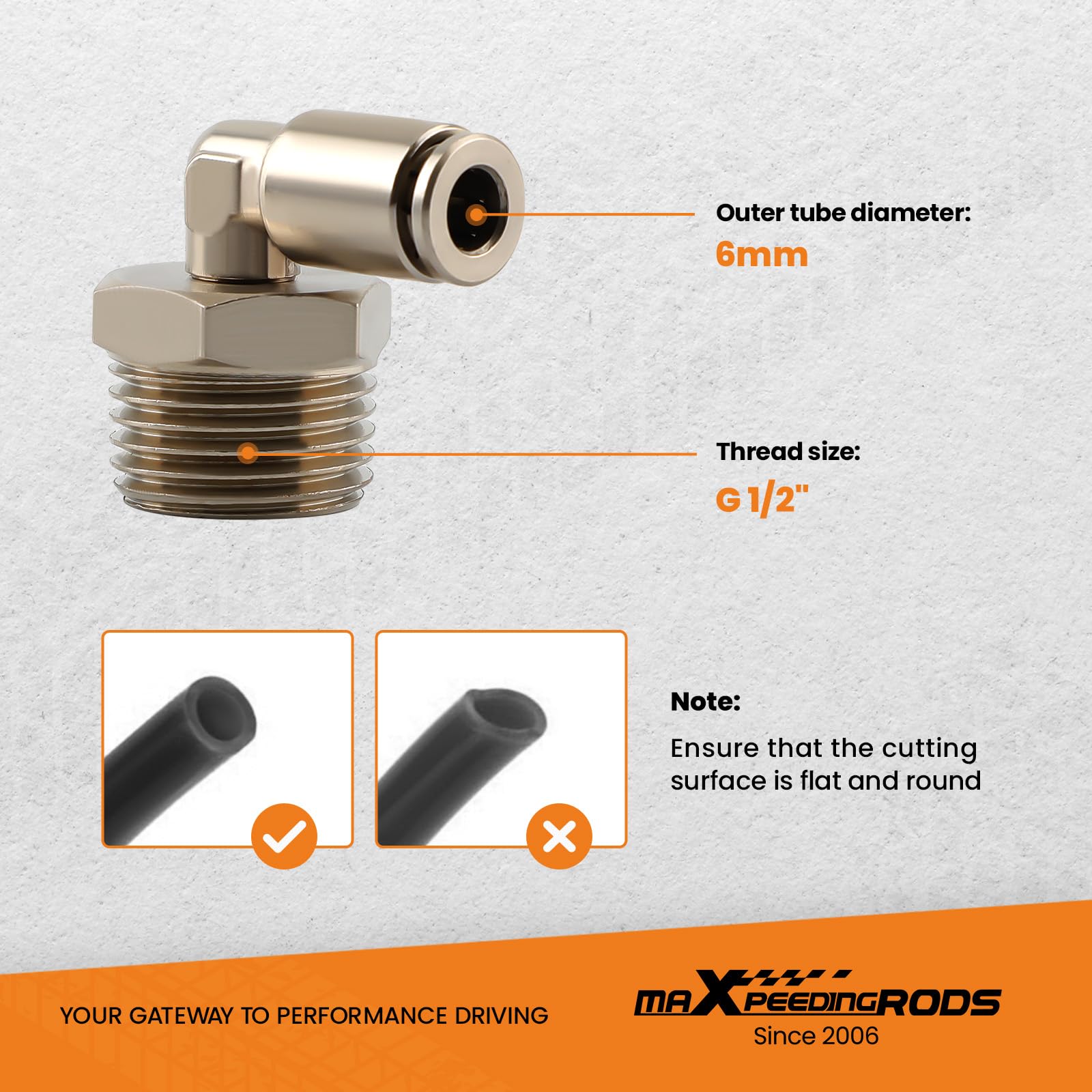 Maxpeedingrods 2Pcs Universal Air Suspension Spring Double Bellow Standard 2500 Lb 1/2'Npt Single Port Air Ride Strut Assembly