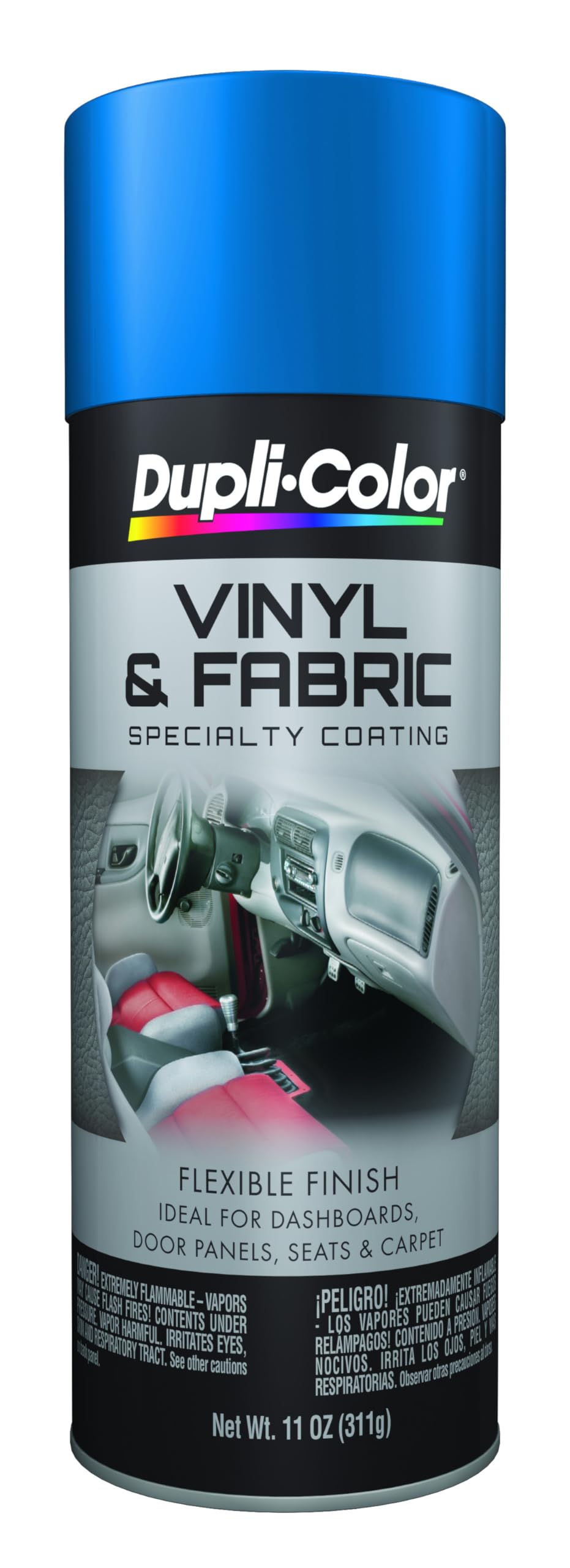 Dupli-Color HVP102 Vinyl and Fabric Coating Spray Paint - Blue - 11 oz Aerosol Can
