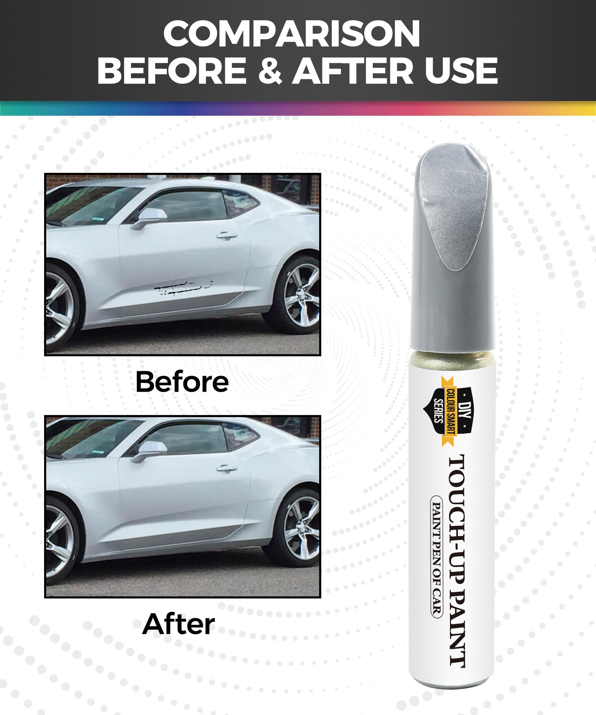 UBOG Car Paint Scratch Repair,Touch Up Paint for Cars,Touch Up Paint Pen,Car Accessories Car Scratch Repair,Car Touch Up Paint,C