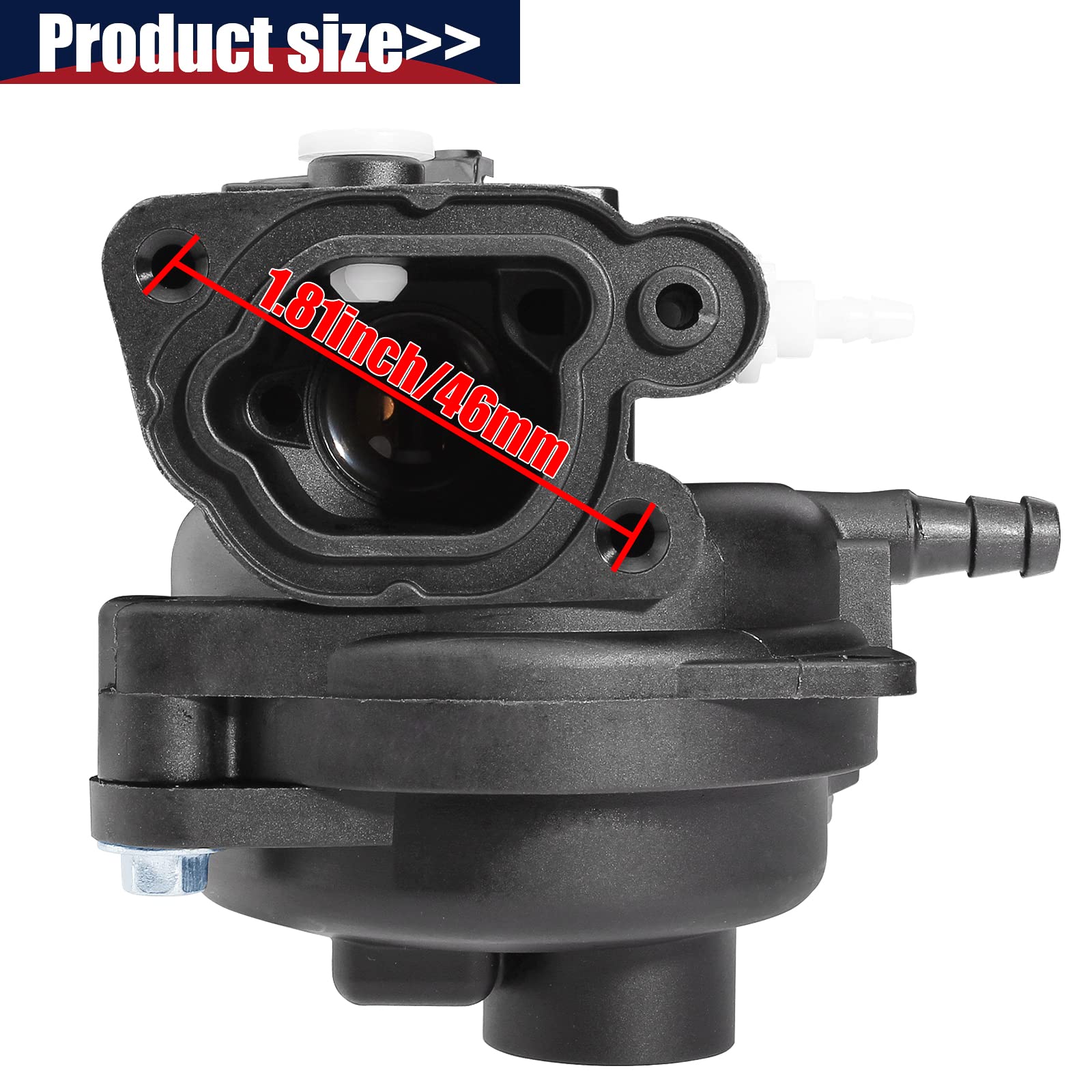 Liyyds 799583 Carburetor Kit Compatible With 590556 591109 591160 591979 593261 595656 798674 300E 450E 500E 550E 550Ex 08P500 08P502 09P602 09P702 Lawnmower