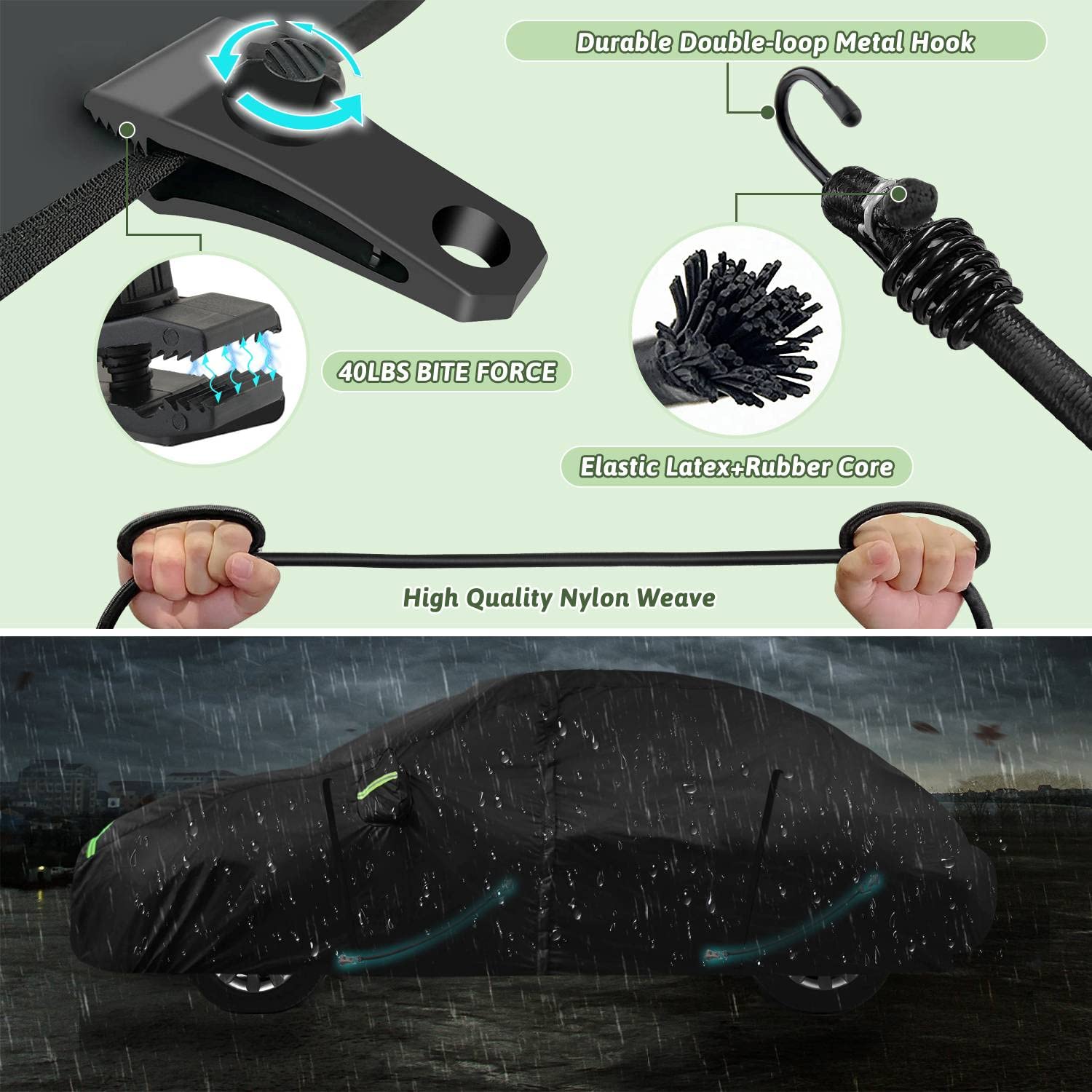 Beterny Car Covers For 1998-2025 Volkswagen New Beetle 2 Door, Waterproof All Weather Beetle Full Car Cover 210T Custom-Fit Outd