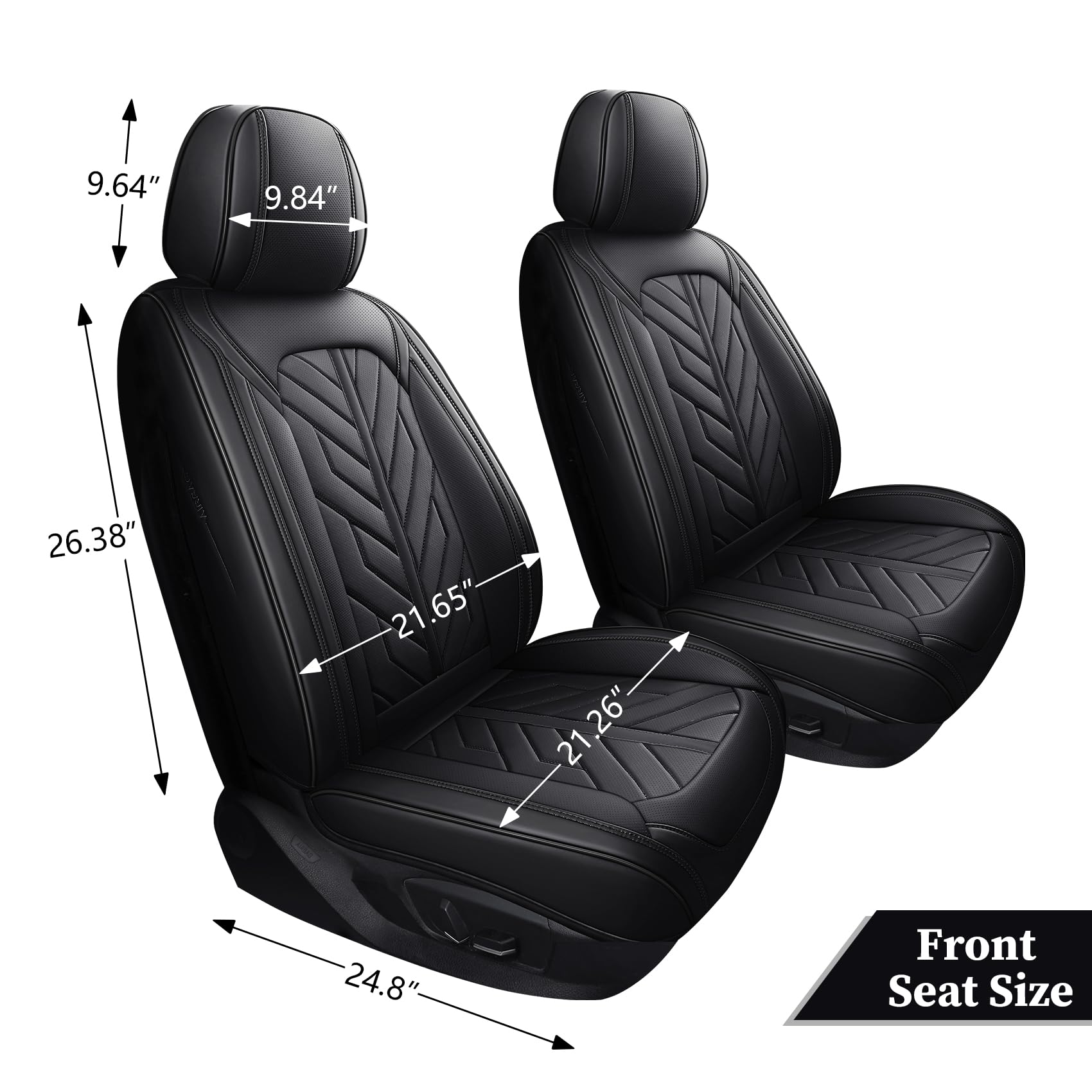 Tomatoman Front Seat Covers Compatible with Hyundai Tucson Nissan Altima Sentra Maxima Rogue Versa Honda Insight Accord Hrv Odys