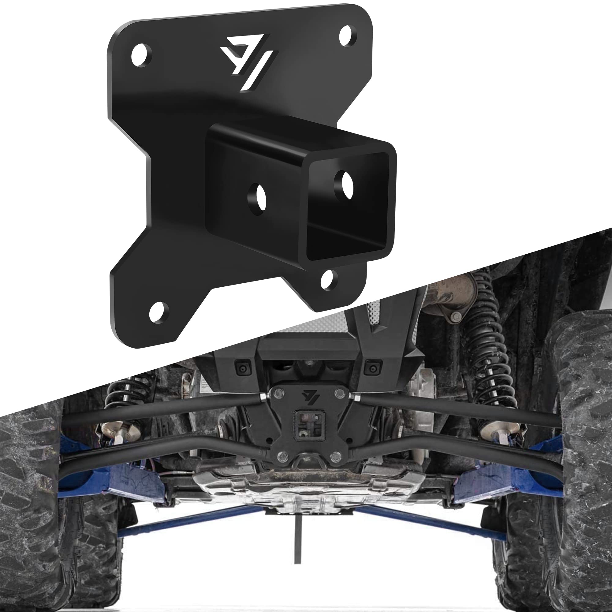 JY PERFORMANCE 2 UTV Receiver Hitch Compatible with 2014-2022 Polaris RZR XP/XP 4 1000 XP1000
