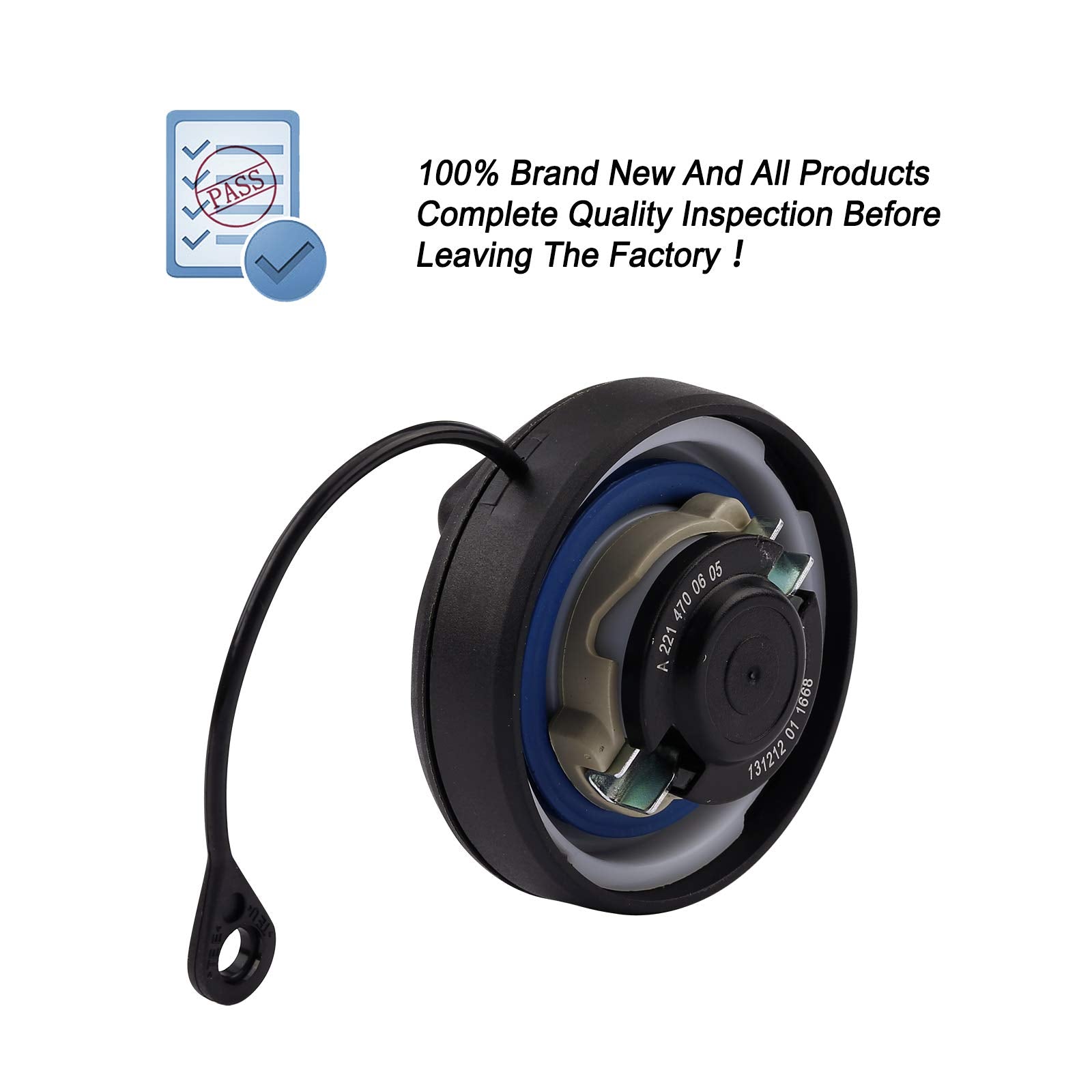 Fuel Tank Filler Cap,Gas Cap Compatible with Mercedes Benz C CL CLK CLS E G GLK S SL SLK - C230 C240 C300 C320 CLK320 CLS550 E32