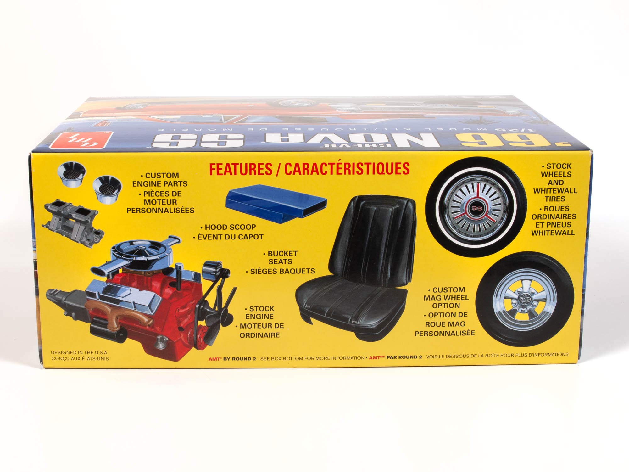 Amt 1966 Chevy Nova Ss 2T 1:25 Scale Model Kit