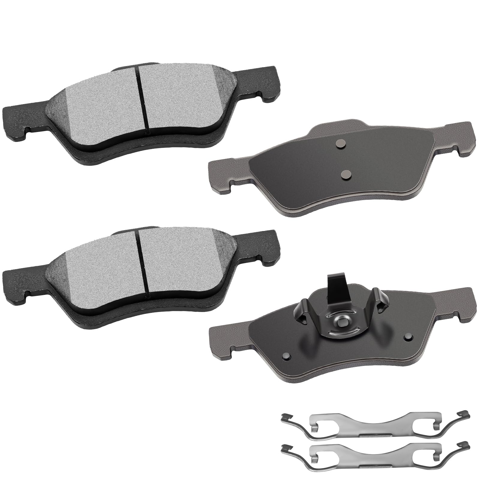 Cciyu D1047 Professional Ceramic Front Brake Pads Set Fit For 2005-2012 For Ford Escape,2005 2006 2008-2010 For Mazda Tribute,20