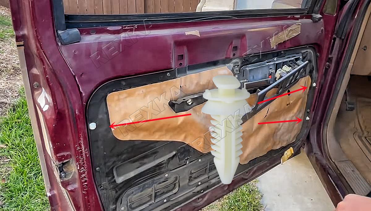 Rexka 30Pcs Door Panel Clips Retainers 15545202 Compatible With Gm Chevrolet Gmc Trucks Chevy Pickup Suv