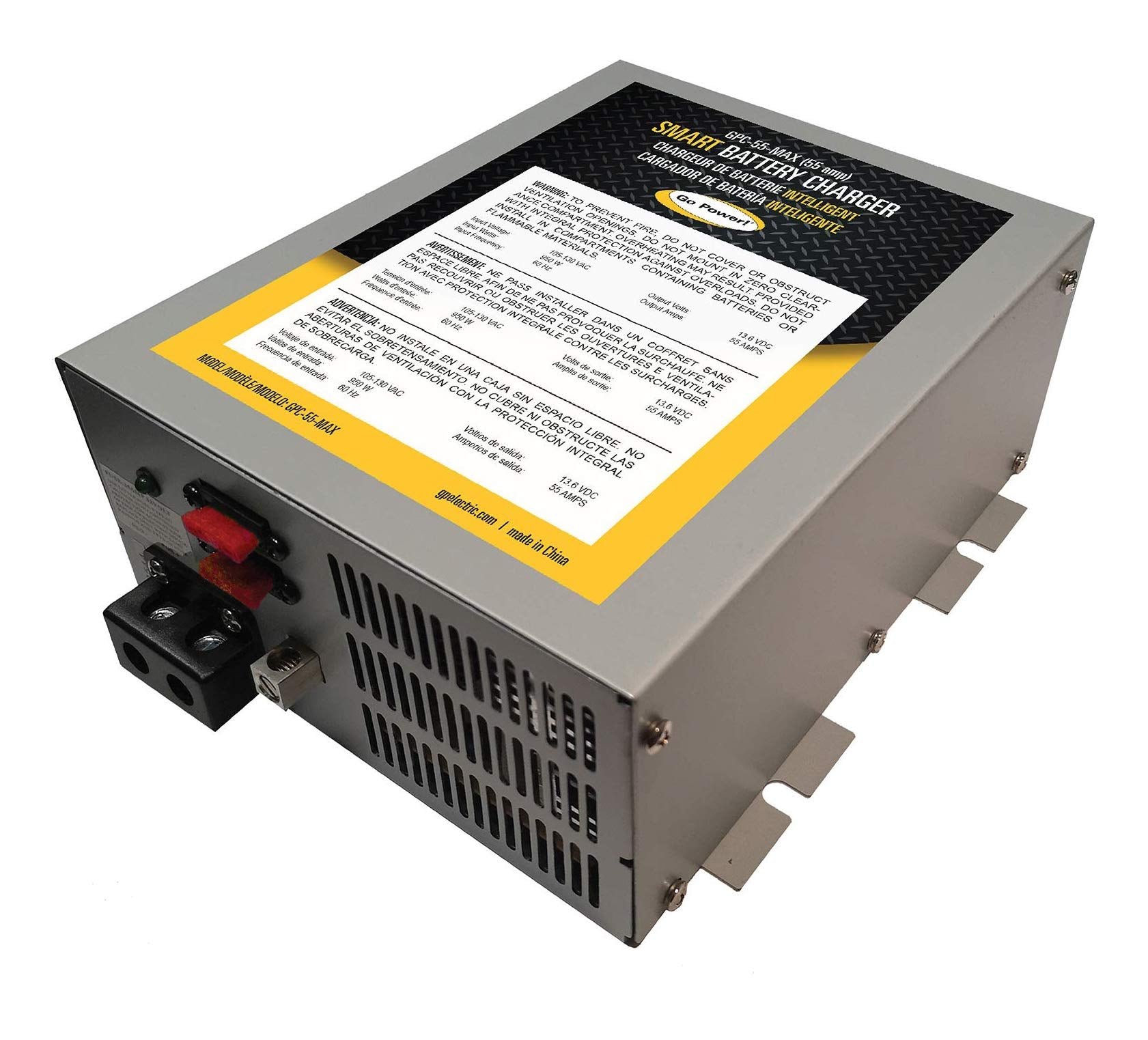 Go Power! Gpc-55-Max 55 Amp 4-Stage Converter/Battery Charger