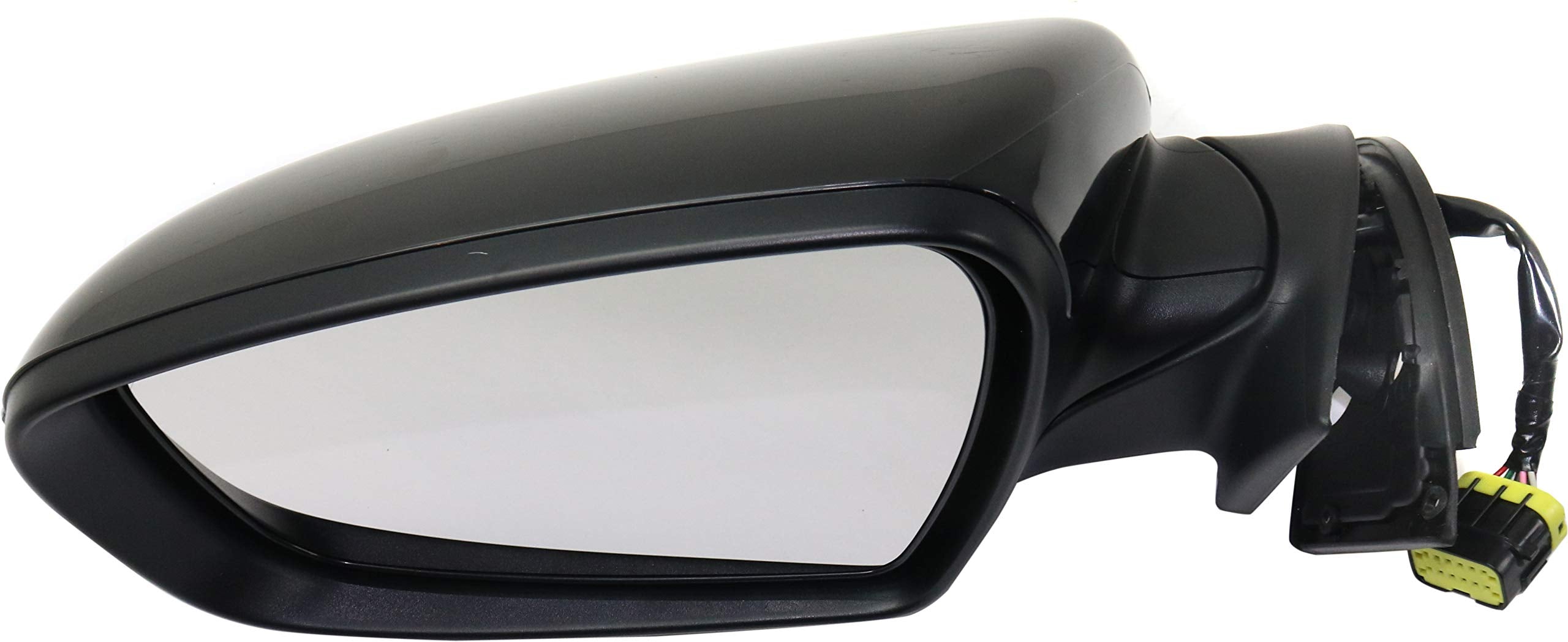 Kool Vue Driver Side Power Heated Mirror for Kia Forte Forte5 2017-2018 Power Fold With Signal Light & Puddle Lamp; Without Blind Spot Monitor Paintable