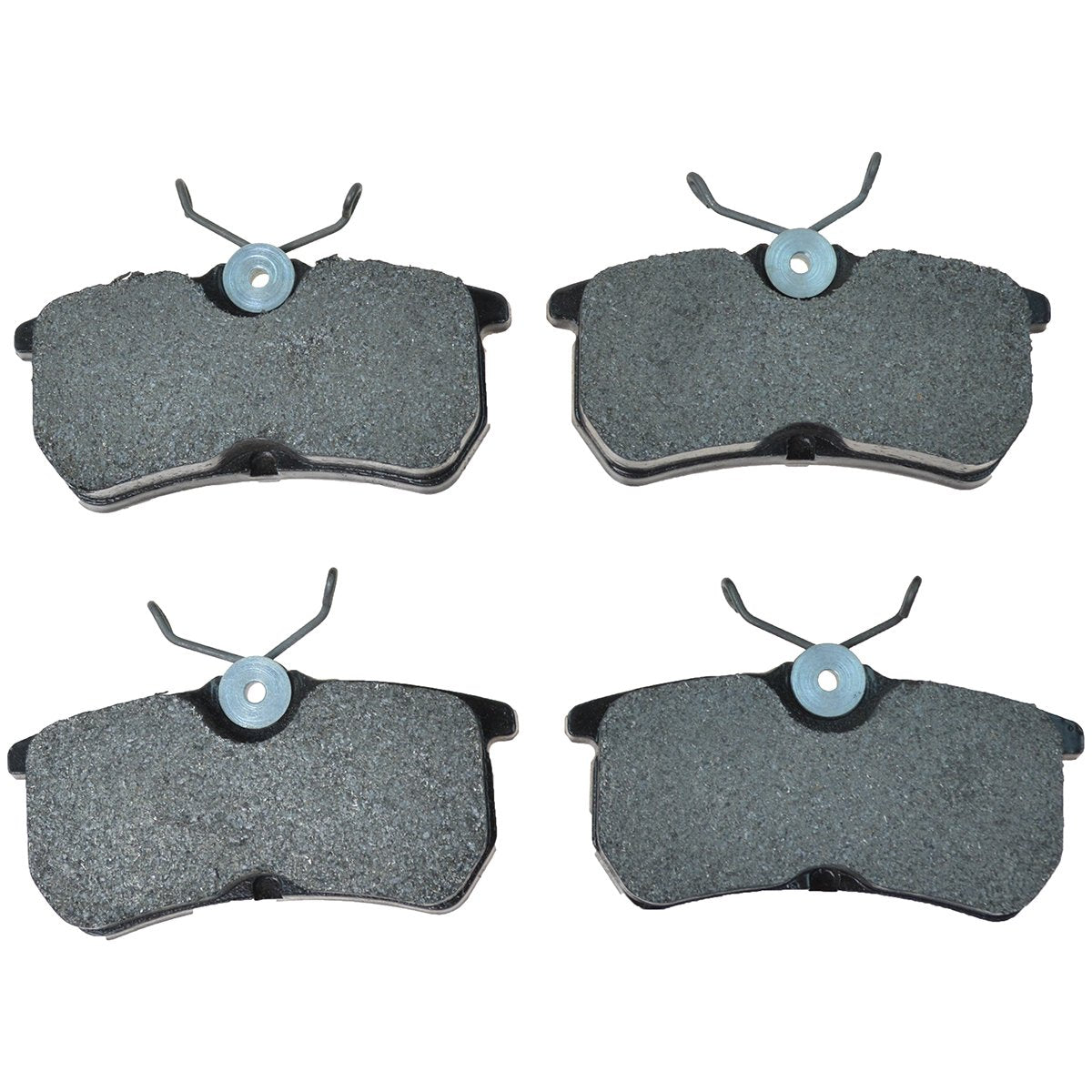 Trq Rear Brake Pad & Rotor Kit Brake Pads Brake Rotor Semi-Metallic Compatible With 2001-2007 Ford Focus