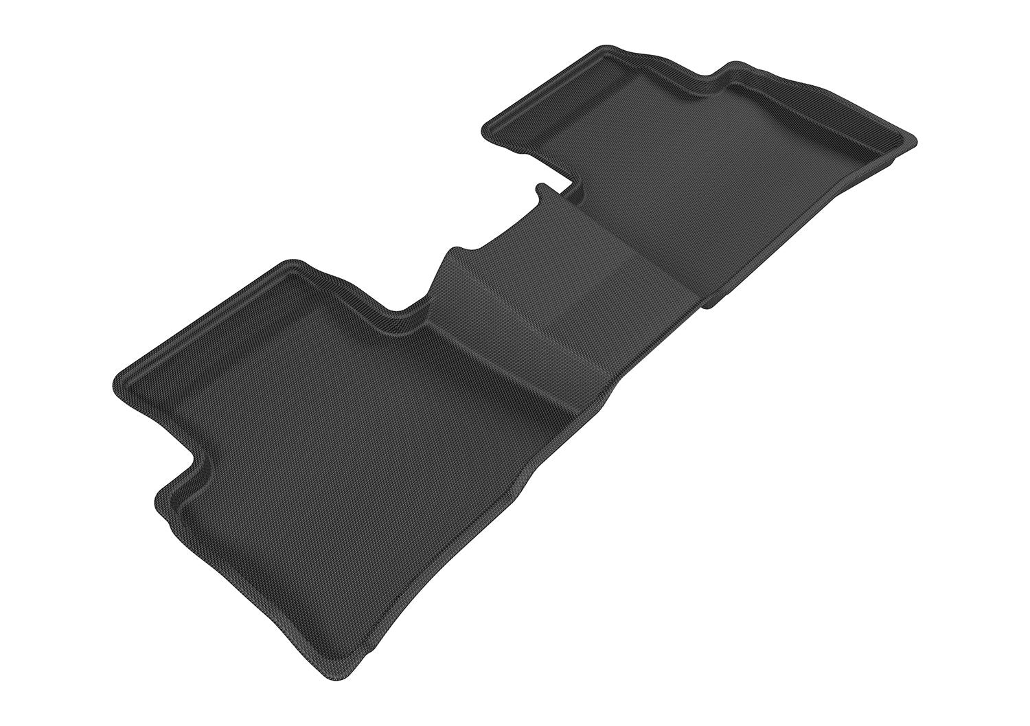 3D Maxpider L1Ty20921509 Second Row Custom Fit All-Weather Floor Mat For Select Toyota Prius/ Prius Prime Models - Kagu Rubber (