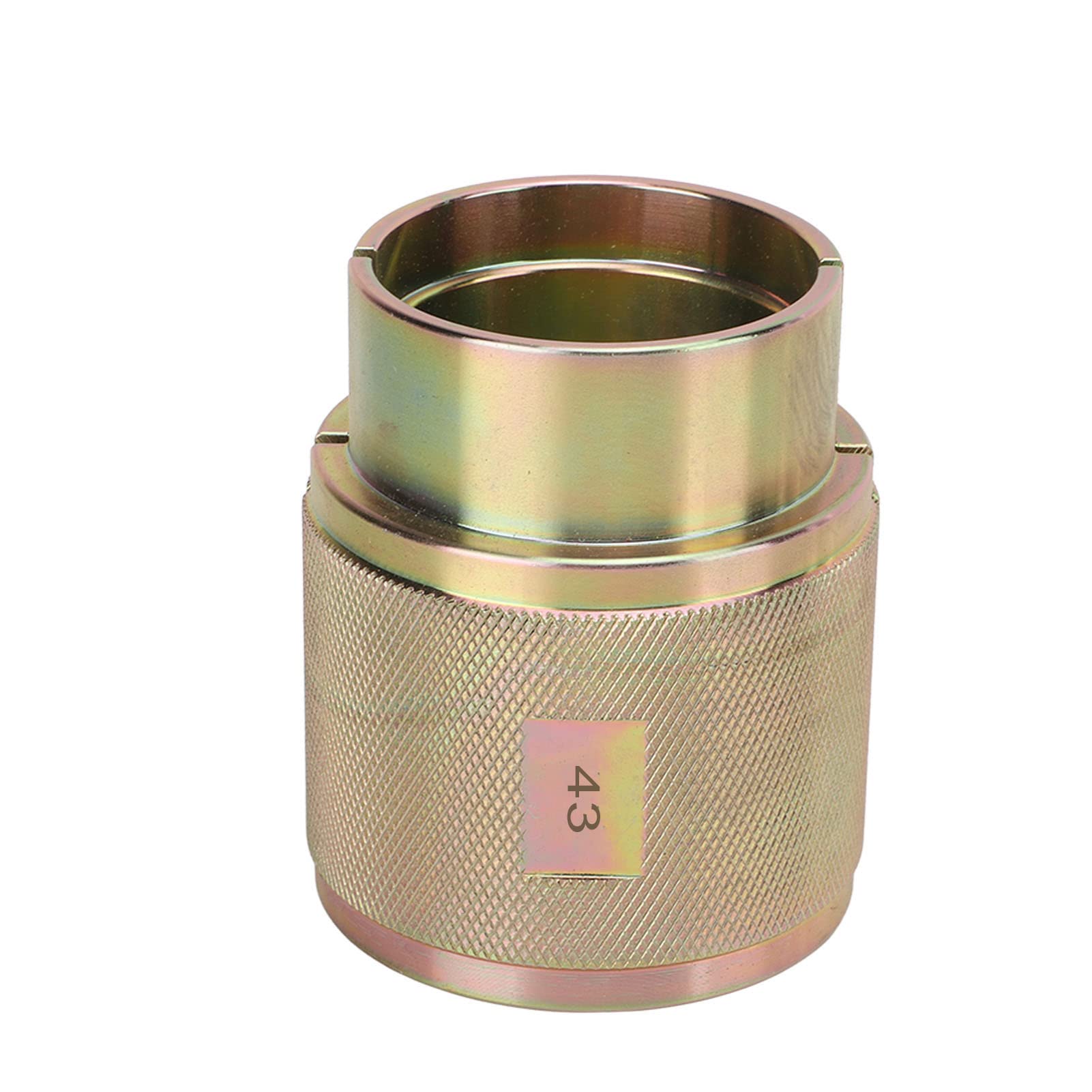 Evgatsauto Fork Seal Driver, Motorcycle Fork Seal Driver Tool Split Design Carbon Steel For Traditional Inverted Front Forks(43M