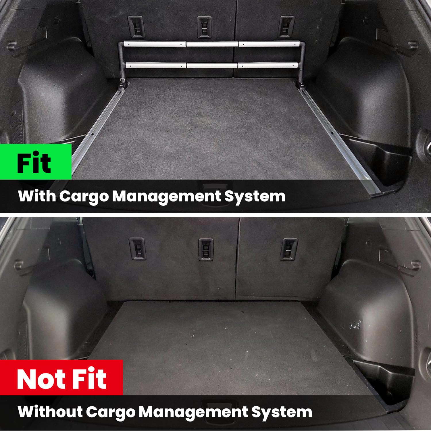 Lasfit Floor Mats & Cargo Liner For Chevrolet Chevy Blazer 2019-2021 (Gas Only), All Weather Tpe Custom Fit Floor Mats For Cars