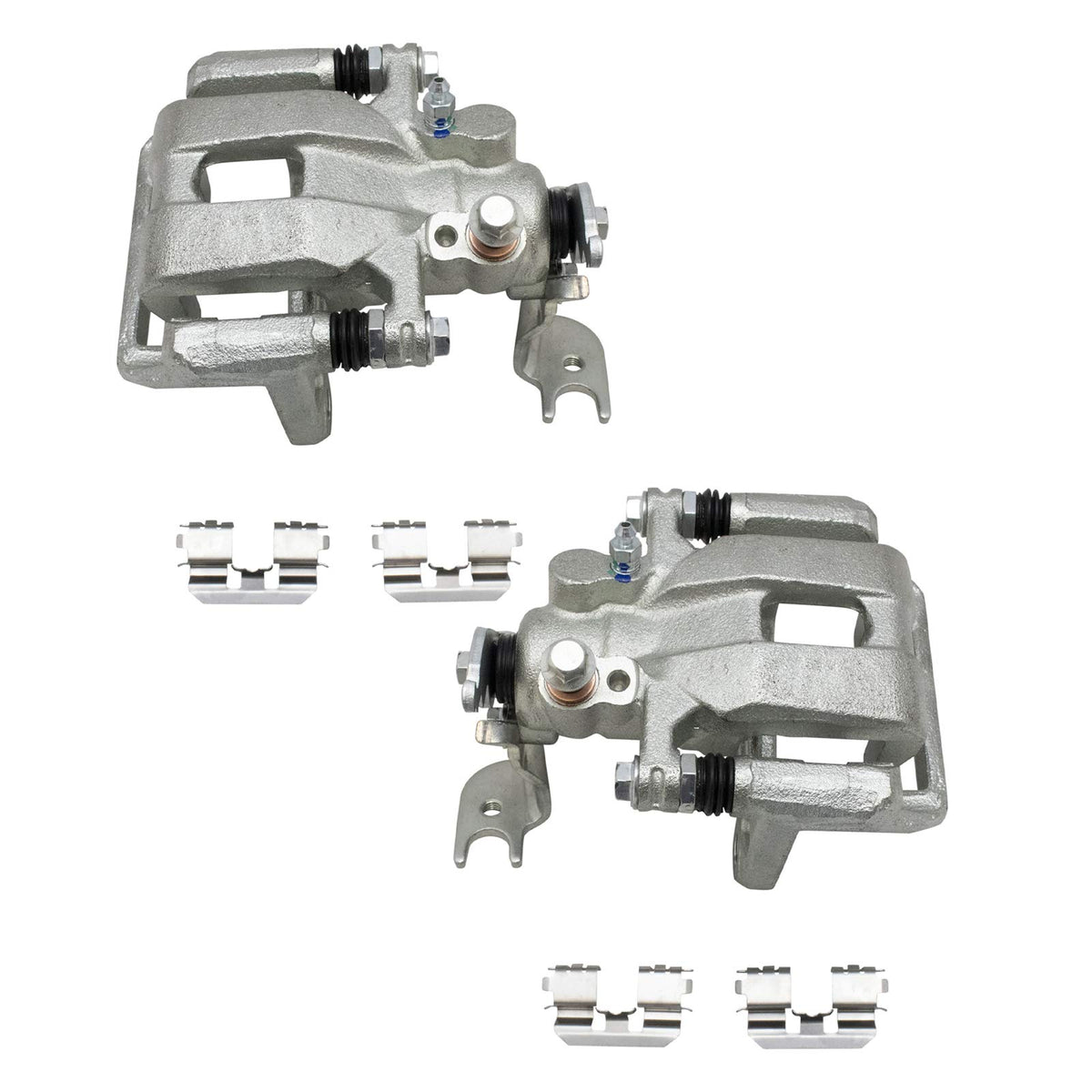 Trq Rear Brake Caliper Set Compatible With 2009-2014 Acura Tsx 2008-2012 Honda Accord