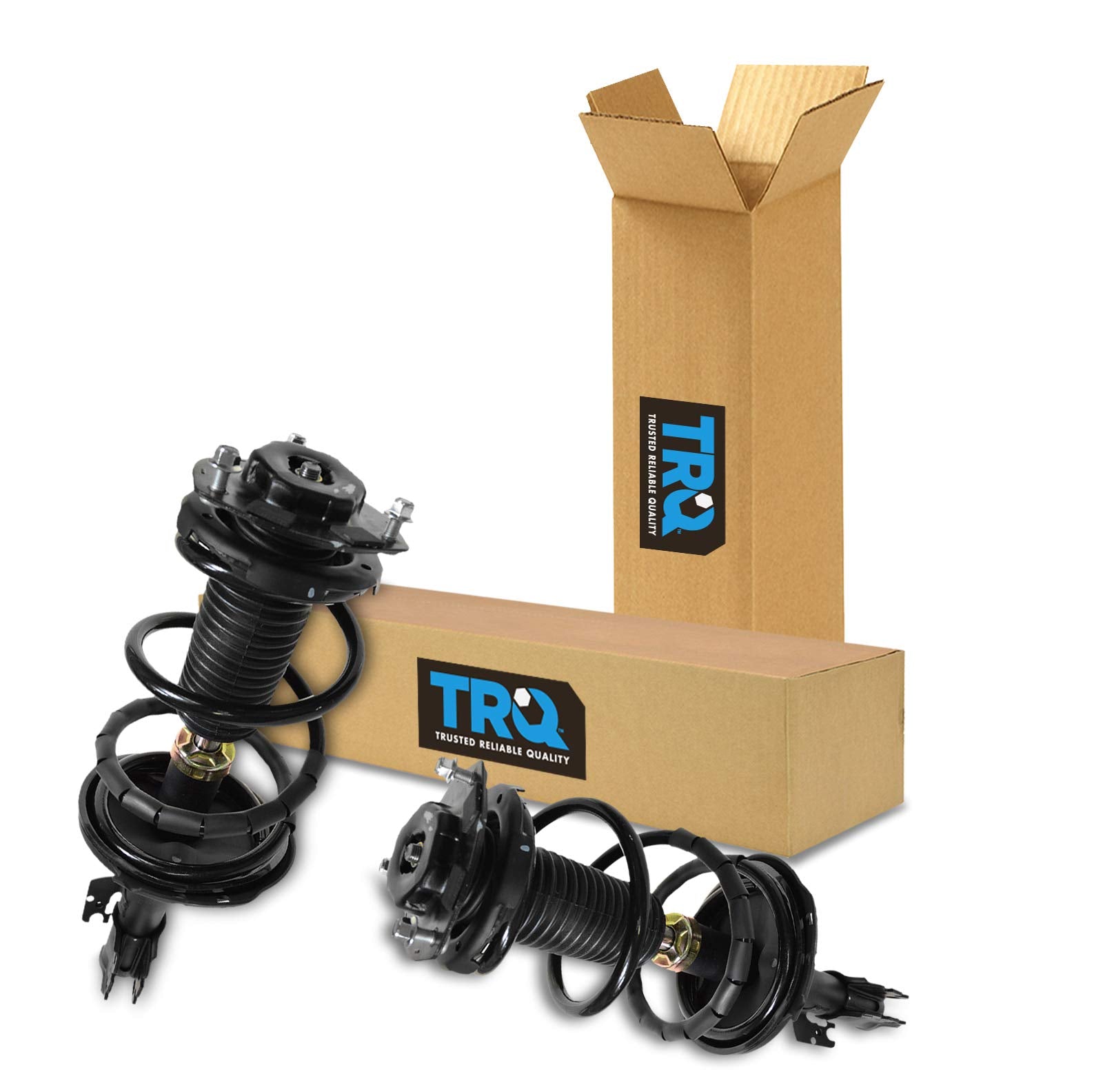 Trq Front Strut & Coil Spring Assembly Set Driver & Passenger Sides Compatible With 04-06 Lexus Rx330 07-09 Rx350 06-08 Rx400H 0