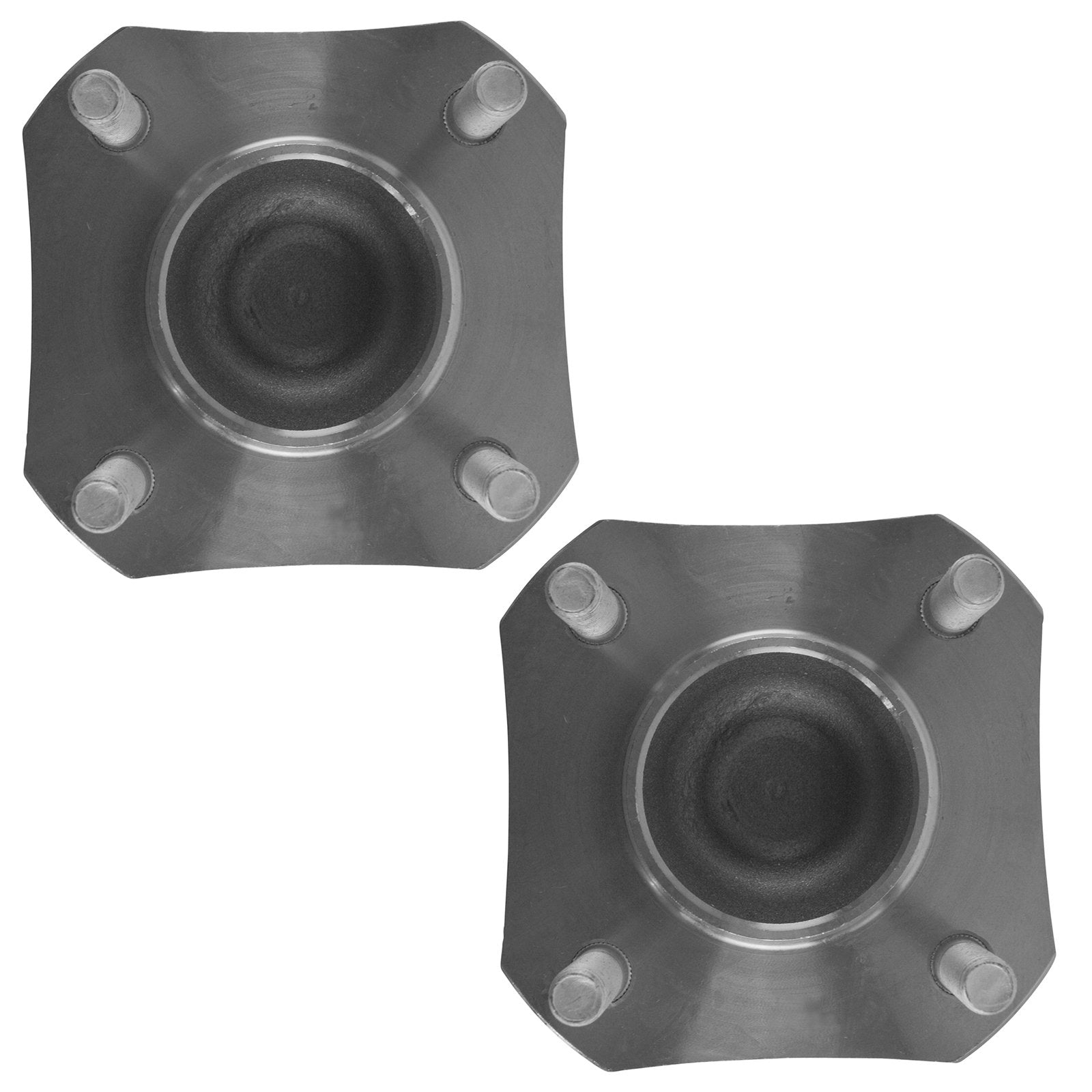 Trq Rear Wheel Hub Bearings Assembly Set Compatible With 2007-2012 Nissan Sentra