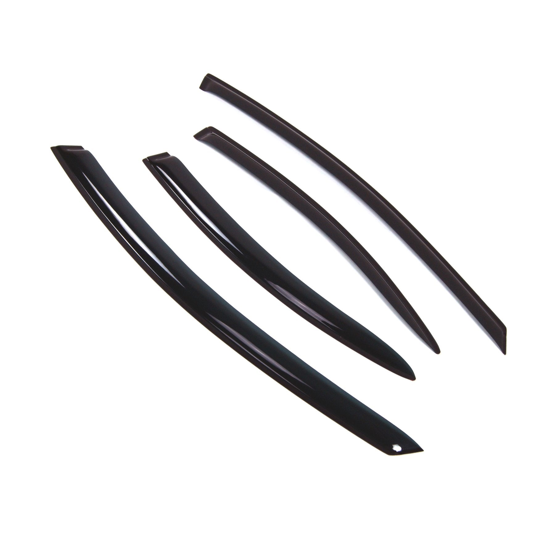 Tuningpros Outside Mount Window Vent Visors Rain Guards Compatible With Dodge Neon 2000-2005 | Side Window Wind Deflectors Rain