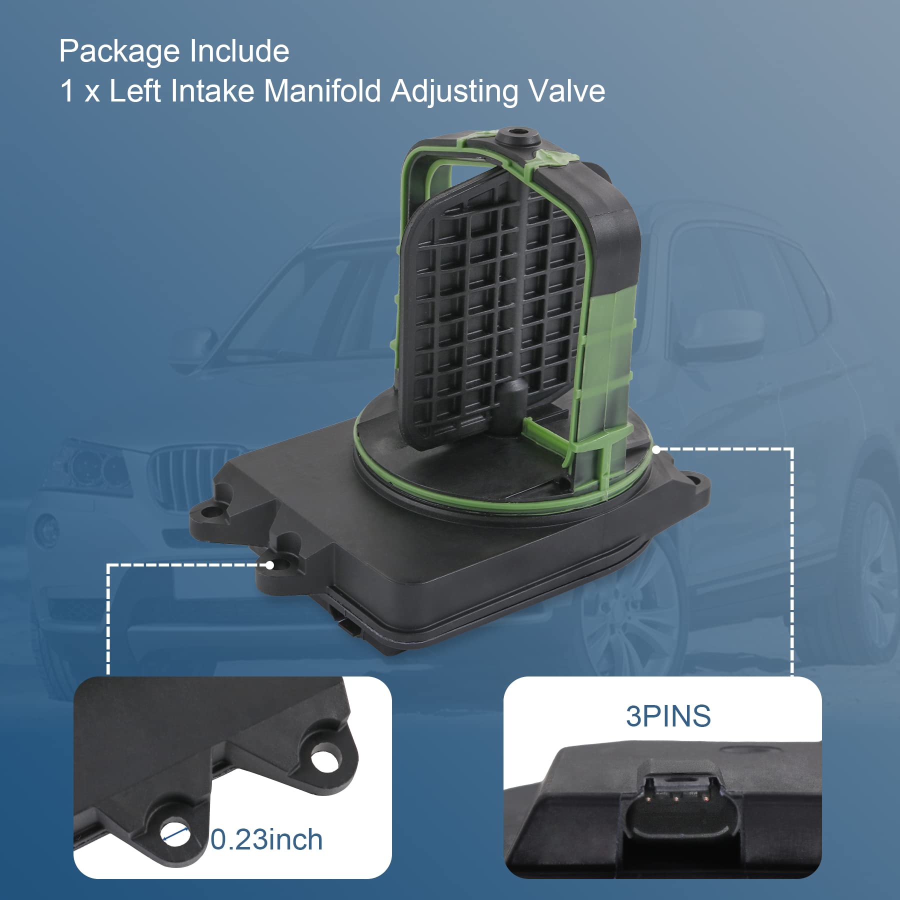 Jdmspeed New Left Intake Manifold Adjusting Unit Disa Valve Replacement For Bmw 135I 328I 530I 528I X5 Z4