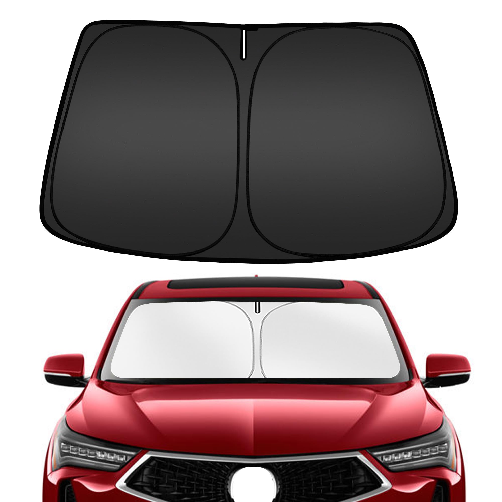ARISMOTOR Windshield Sun Shade for Acura RDX 2019-2025, Custom Fit Foldable Front Window Sunshade Sun Visor Protector, Block UV 