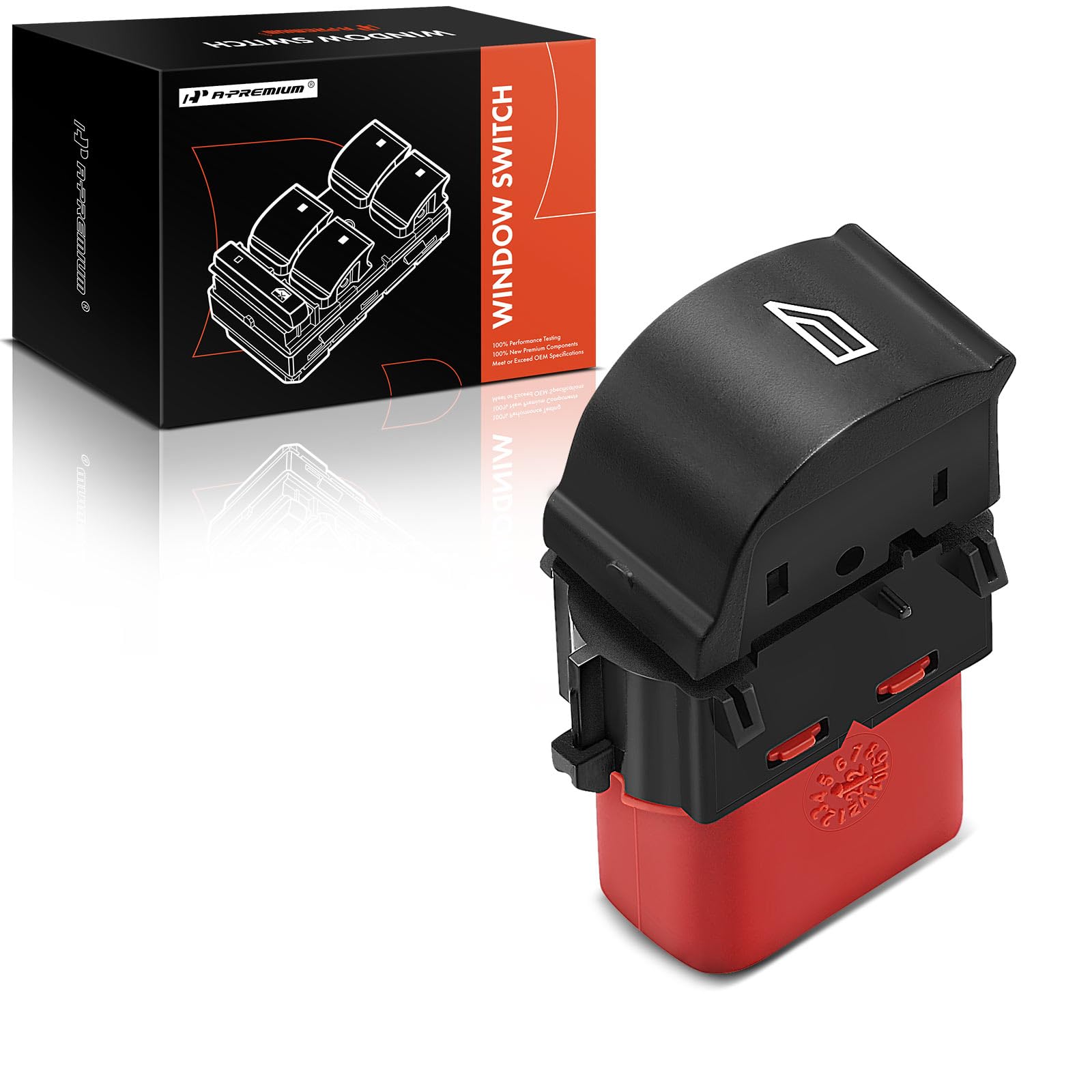 A-Premium Power Window Switch Compatible with Ford Escape 2013-2019, Focus 2012-2018, Transit Connect 2014-2019, Replace# BM5T14529BA