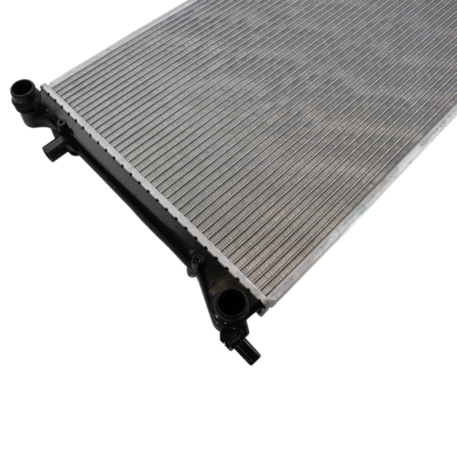 Trq Radiator Assembly Aluminum Core Compatible With 08-09 Audi Tt Quattro 10-14 Volkswagen Golf 05-10 Jetta 08 R32 06-09 Rabbit