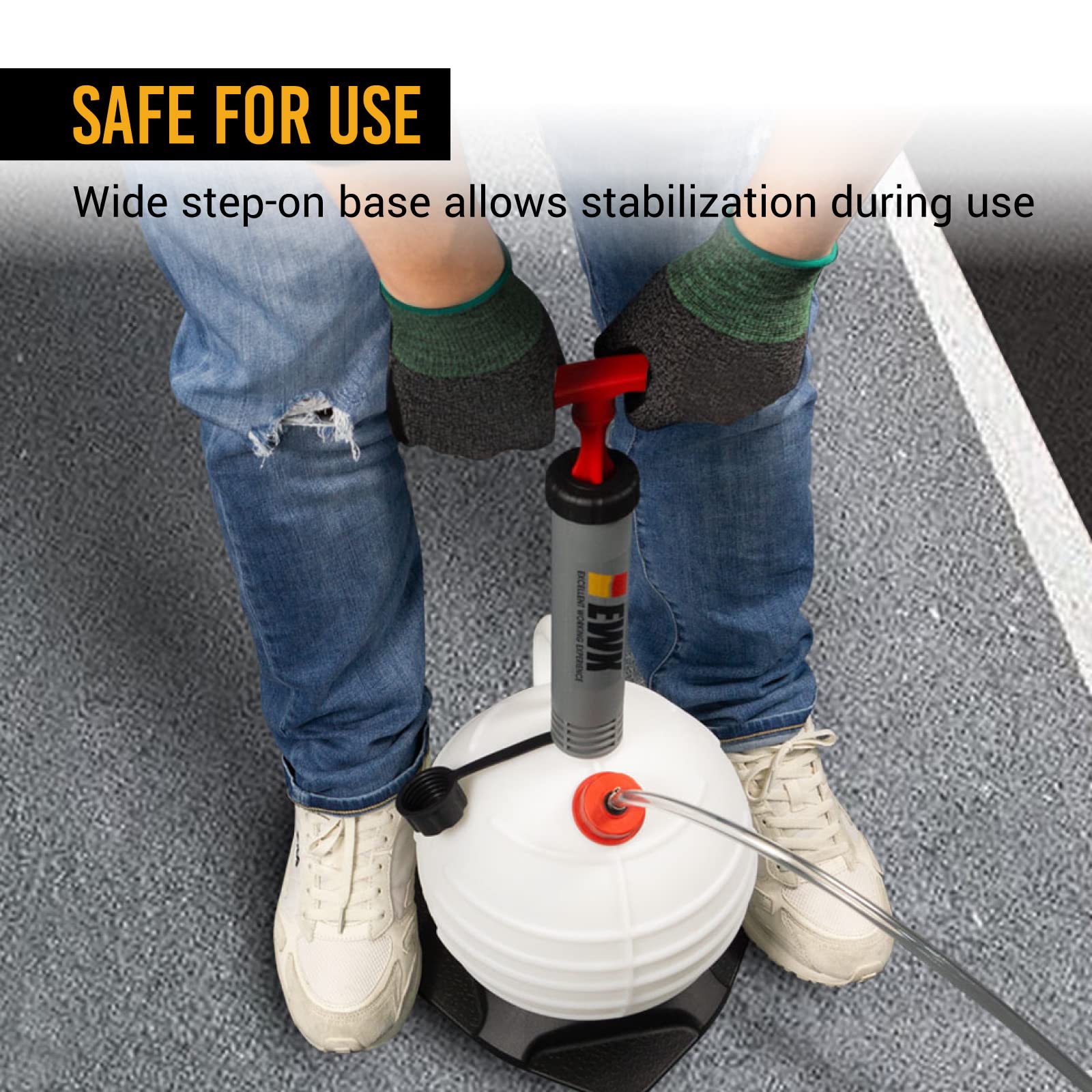 Ewk 6L Vacuum Oil Extractor Pump Fluid Extractor Oil Change Pump For Automotive And Marine Boat