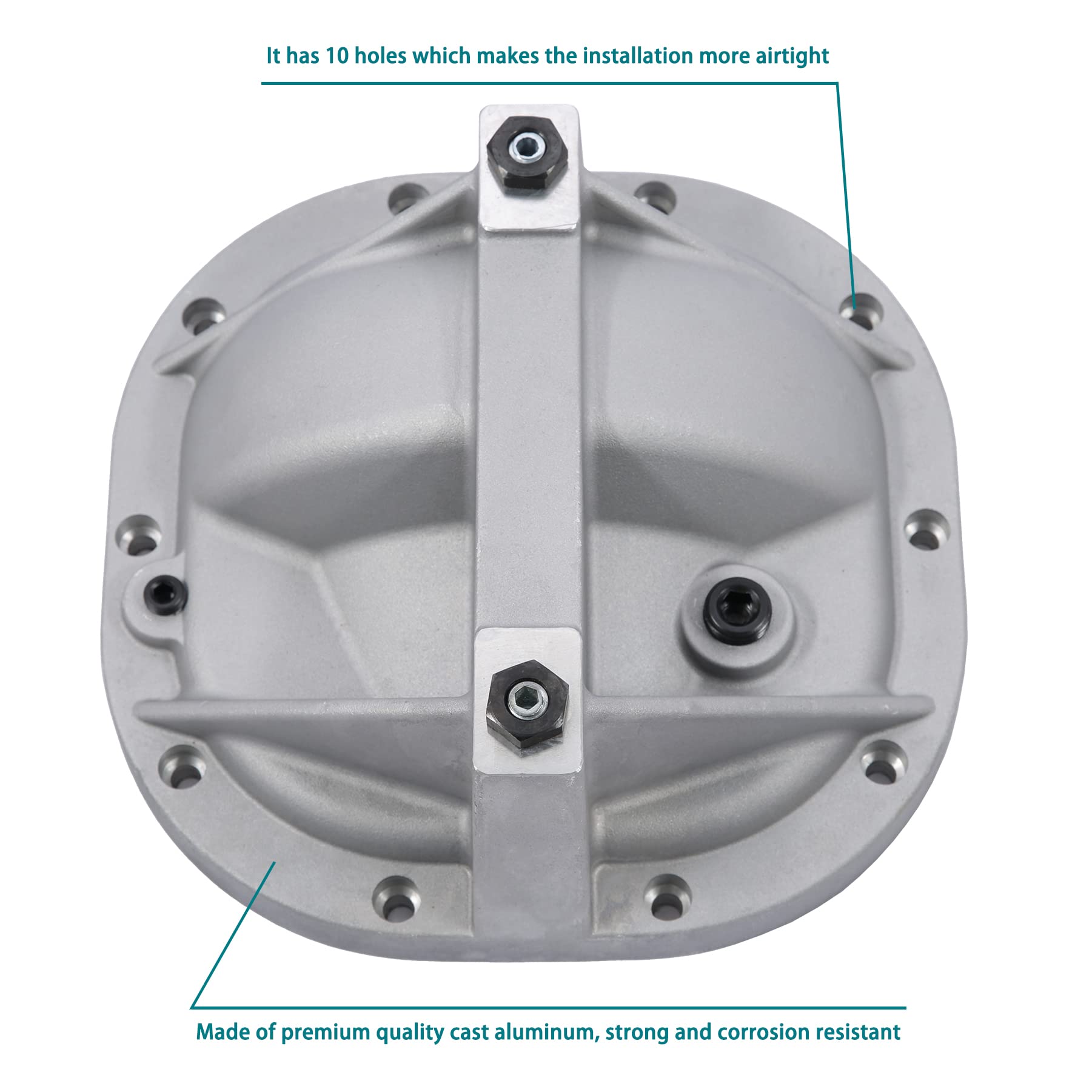 8.8 Differential Cover Rear End Girdle System Compatible with Ford Mustang 8.8'' rear ends