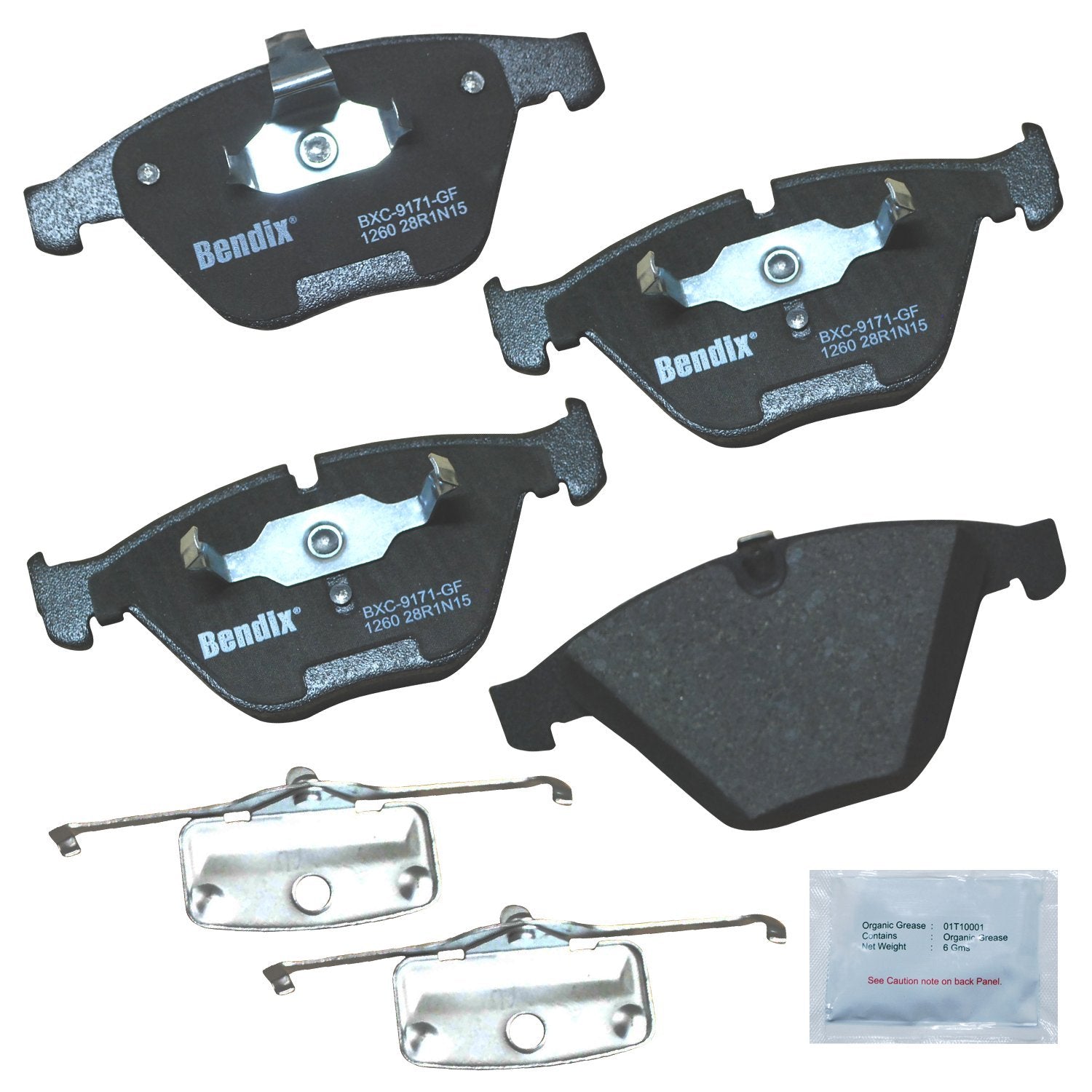 Bendix Priority1 Cfc1260 Ceramic Front Brake Pads For Select Models Bmw 323I, 325I, 328I, 328I Xdrive, 328Xi, 335D, 335I, 335Is,