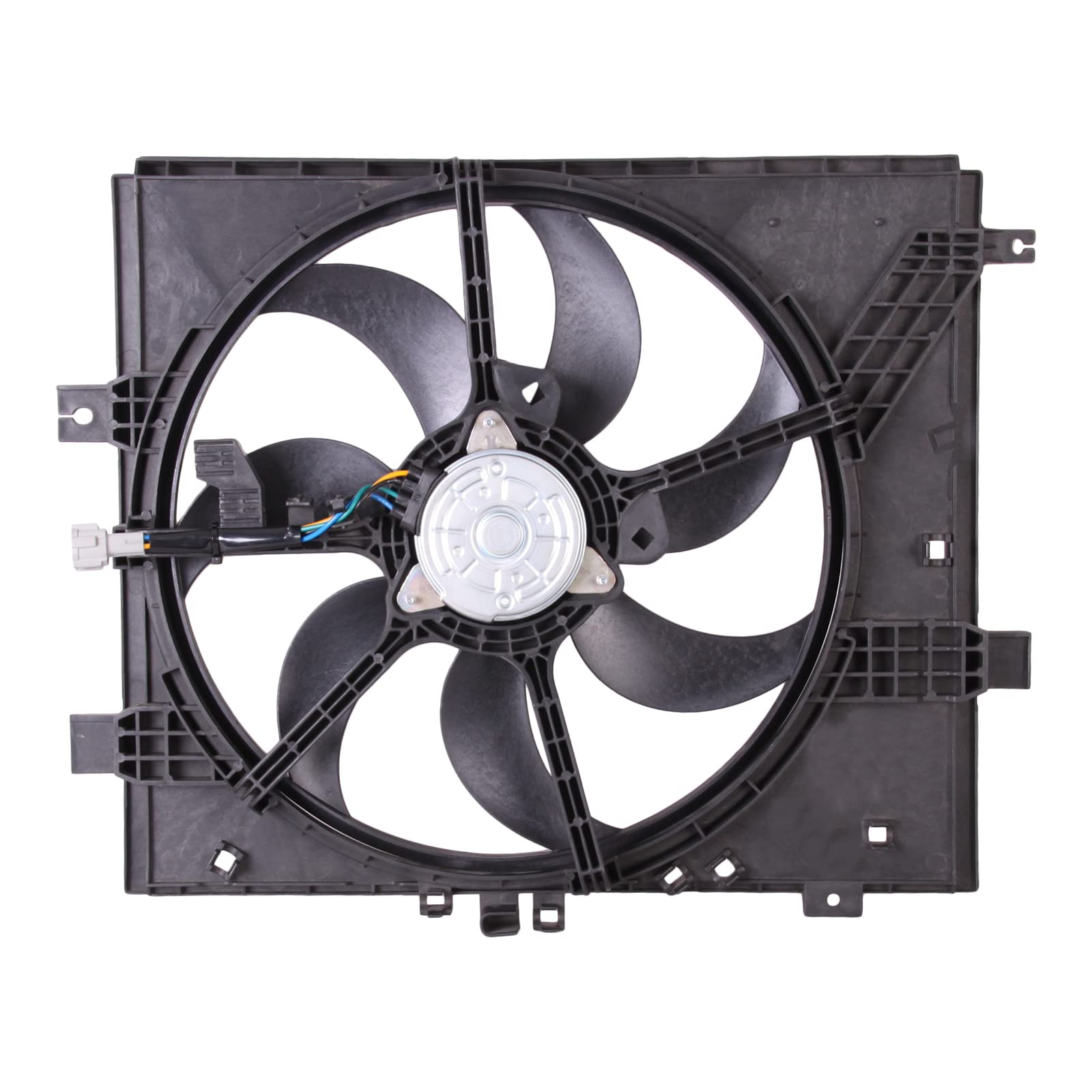 TYG OE Replacement(CAPA Quality) Cooling Fan for 2013-2017 Nissan Versa Sedan 1.6L Auto (4 Speed) & 2012-2019 Manual Transmissio