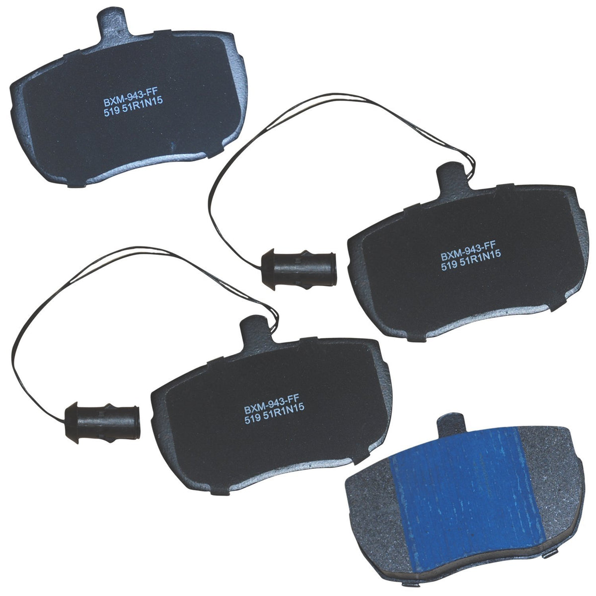 Bendix Premium Sbm519 Semi-Metallic Front Brake Pads For Land Rover Range Rover 1989-1987