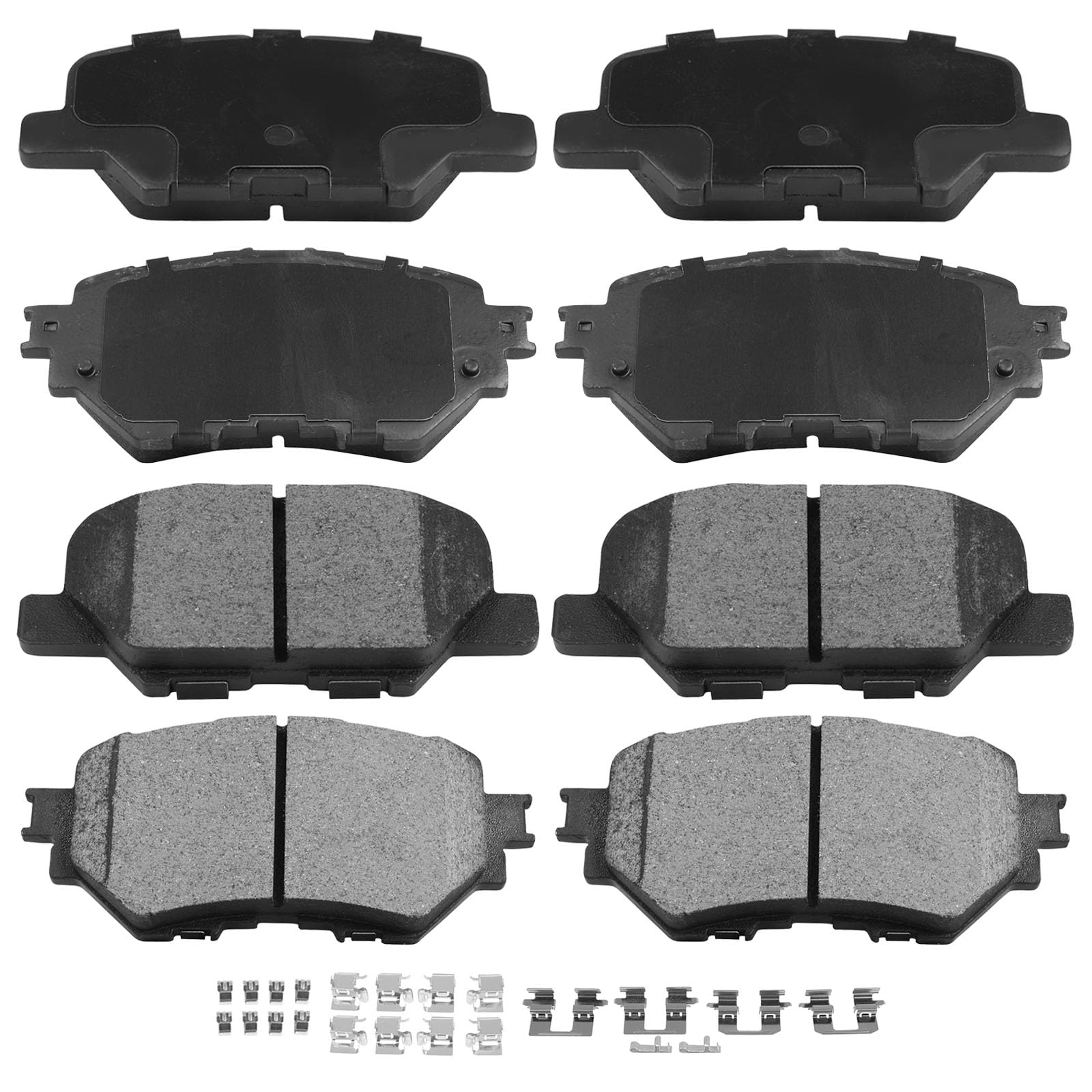 Automuto 8Pcs Front & Rear Ceramic Disc Brake Pads Set D1759 D1679 For Mazda 3 2014-2016,For Mazda 3 Sport 2014