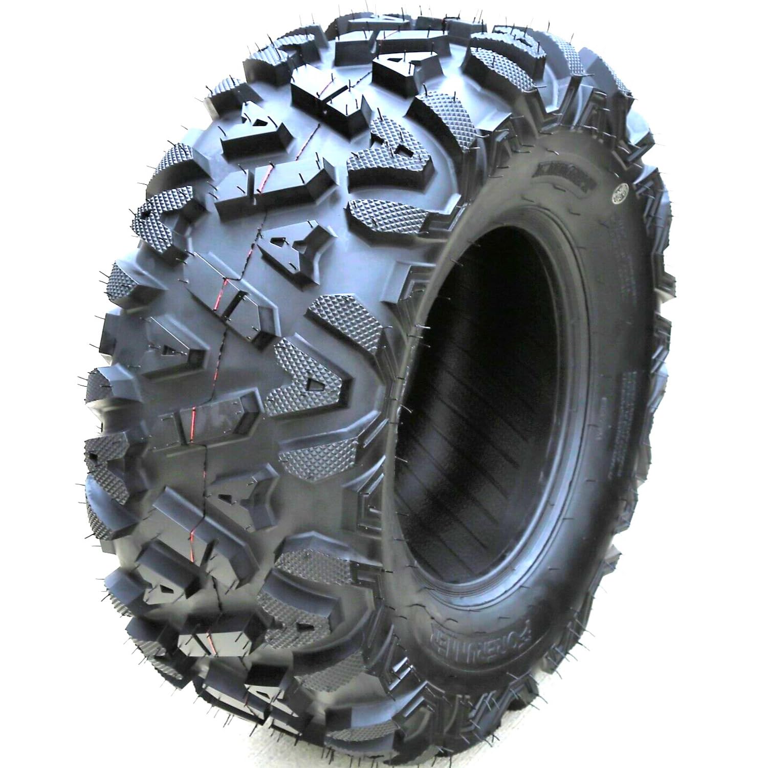 Forerunner Knight M/T ATV UTV Mud Off-Road Tire-26x9.00-12 26x9-12 26x9x12 49F Load Range 6 Ply BSW Black Side Wall