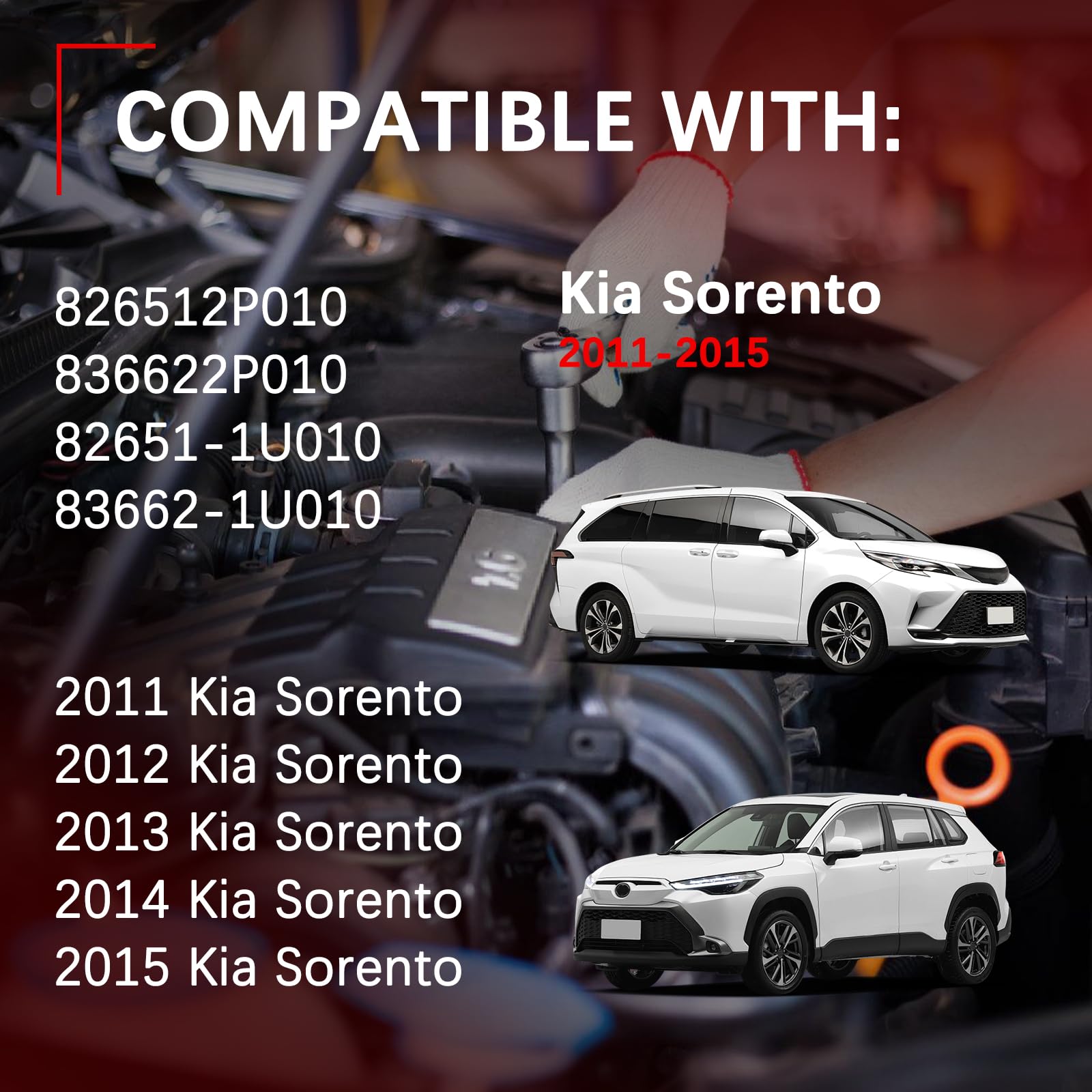 Faersi Exterior Door Handle Rear Right Passenger Side Chrome Handle Replacements For Kia Sorento 2011 2012 2013 2014 2015, Oe 82