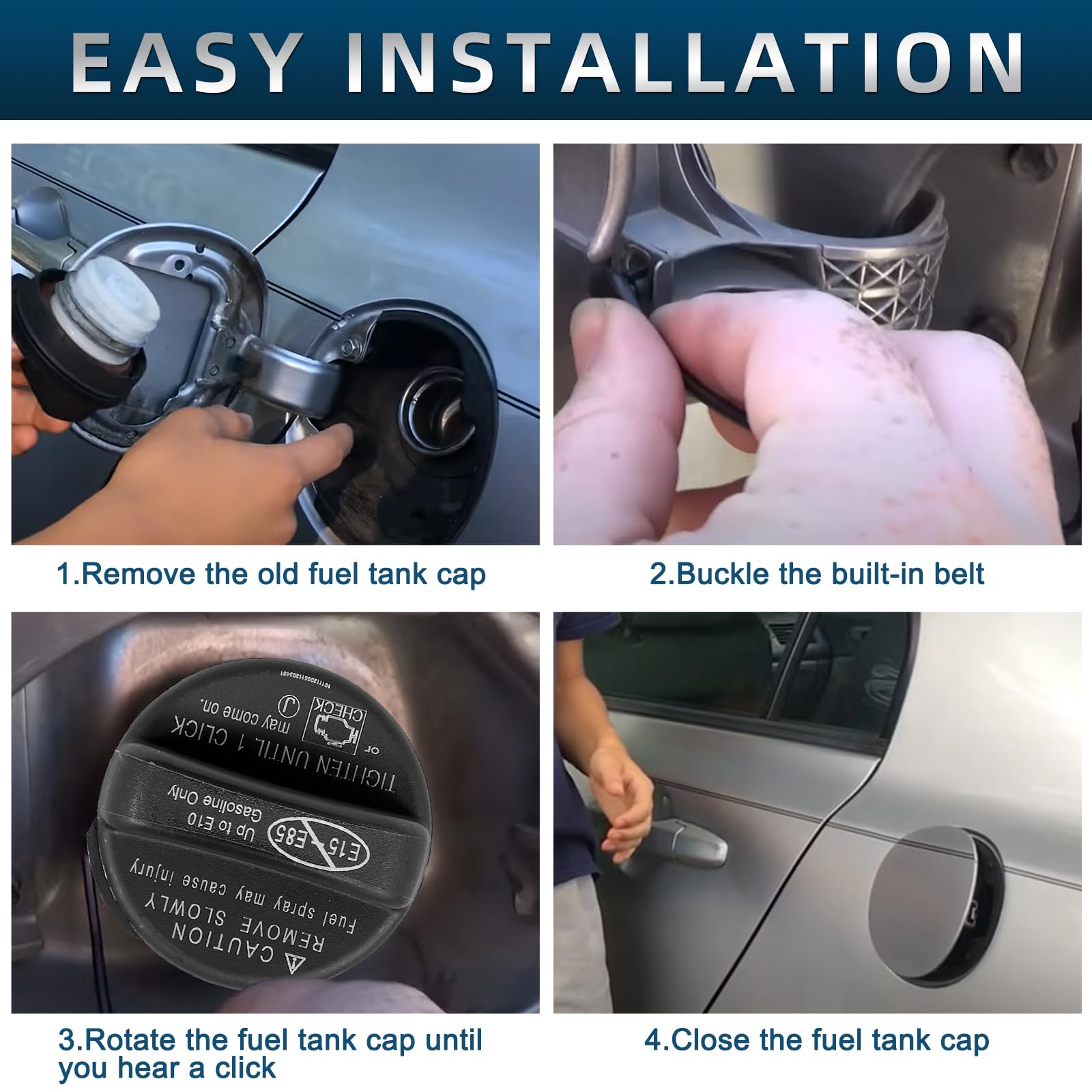 Fuel Tank Cap Gas Cap Compatible with Camry 4Runner Avalon Corolla Highlander Sienna Tacoma Tundra FJ Land Cruiser Matrix Rav4 S