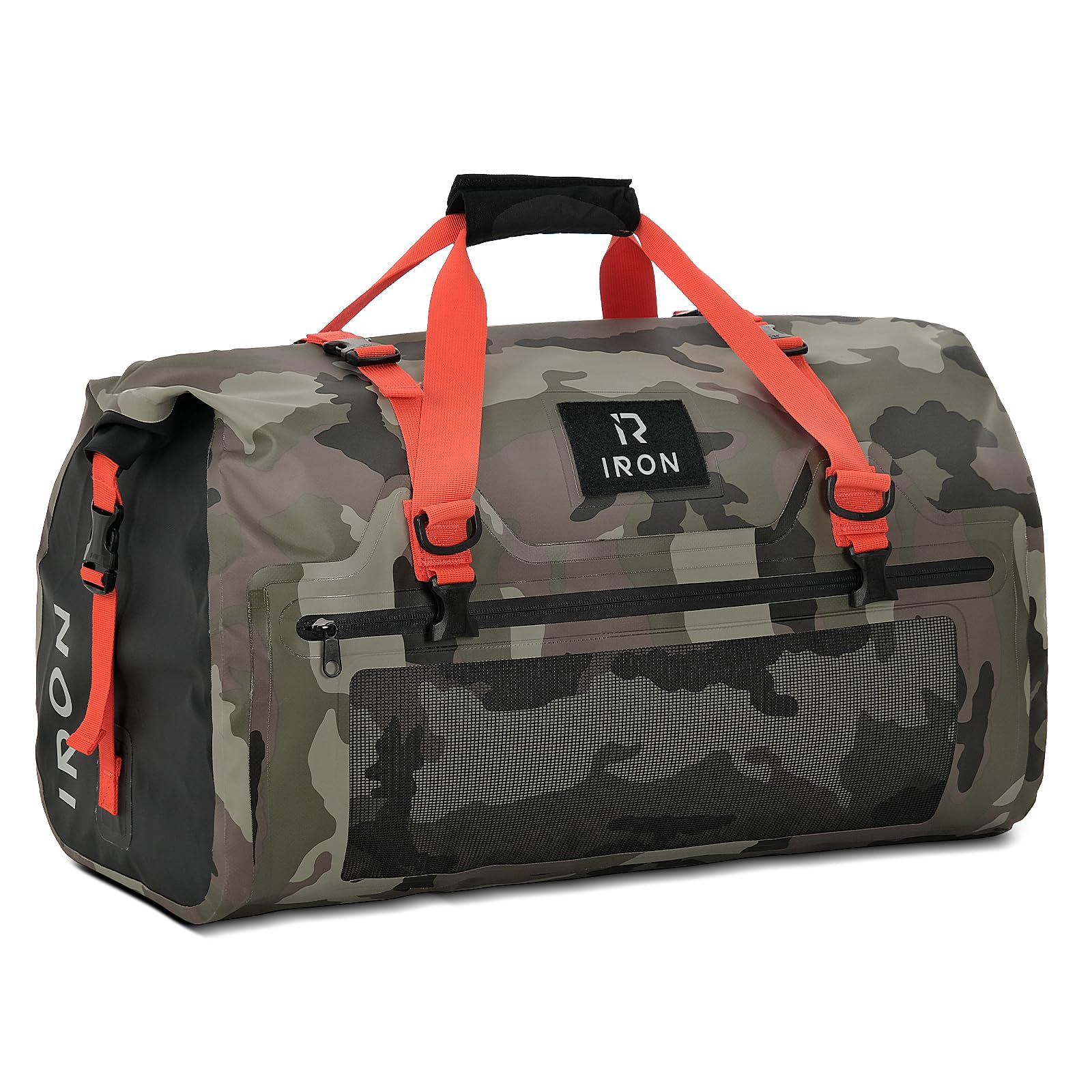 Borleni Waterproof Motorcycle Dry Duffel Bag Luggage Tail Bag With Large Storage Space,Roll Top Closure, Shoulder Straps, Inner