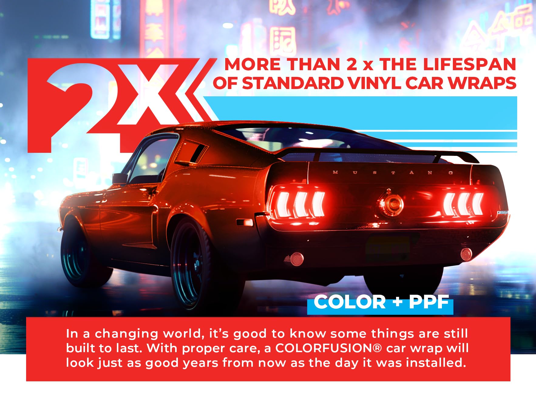 Colorfusion Ppf By Vvivid, Gloss Evil Red Dry Apply Ppf Vinyl Car Wrap Roll 60Ft X 5Ft