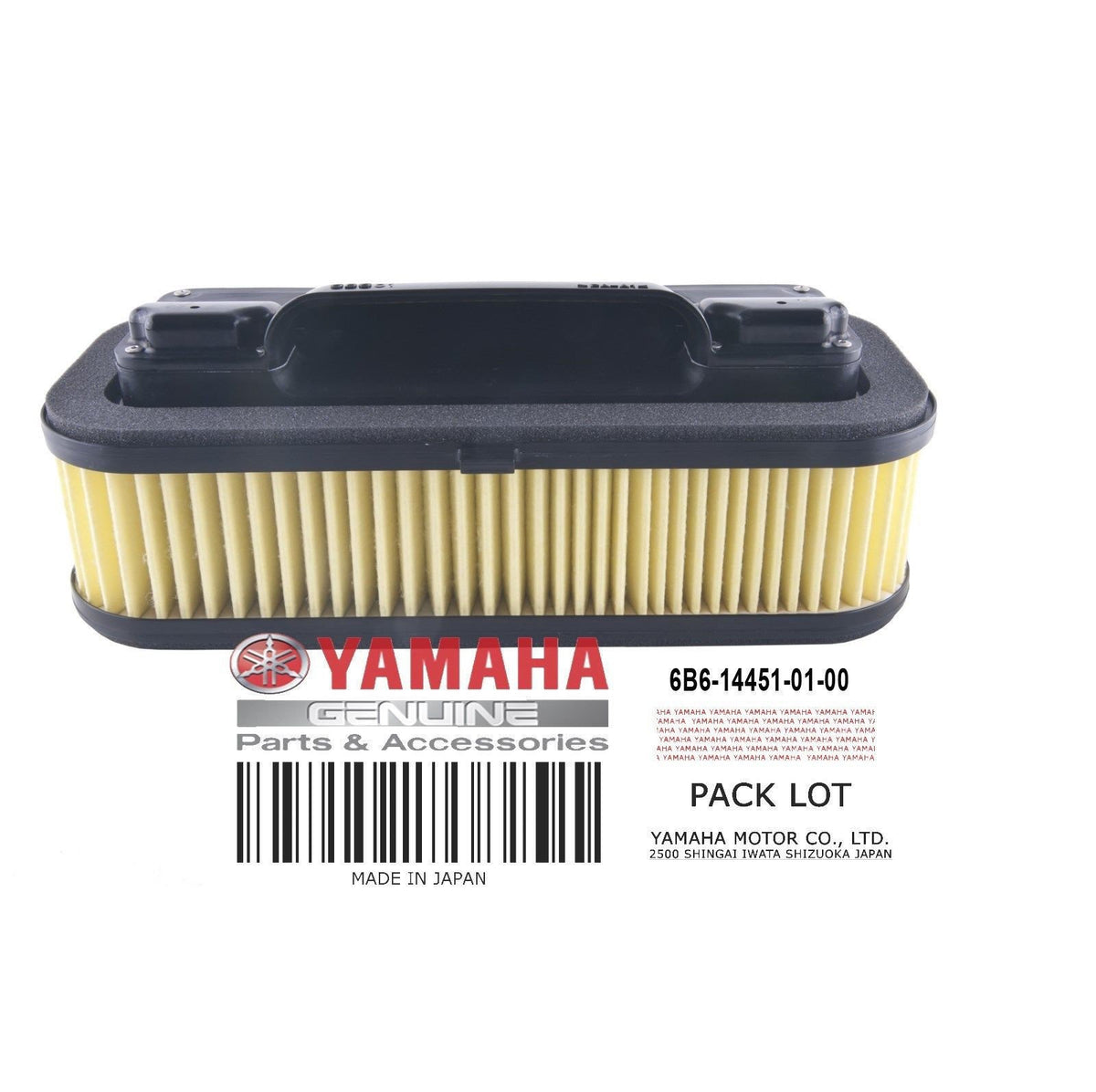 Yamaha New Oem Element, Air Cleaner, 6B6-14451-01-00-1