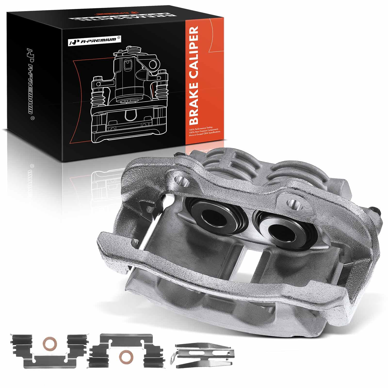 A-Premium Disc Brake Caliper Assembly With Bracket Compatible With Cadillac, Chevy & Gmc Models - Escalade, Avalanche, Silverado