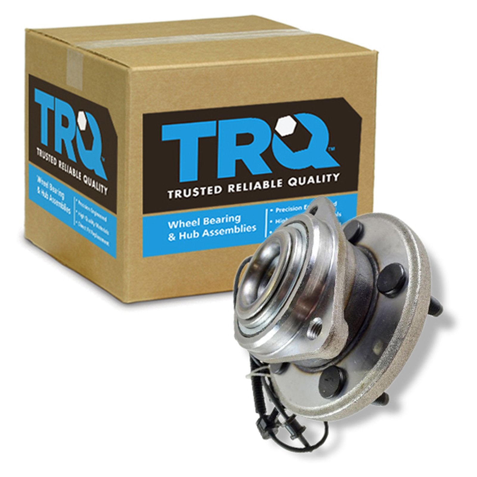 Trq Front Left Right Wheel Hub Bearing Assembly Driver Passenger Side Compatible With 2006-2010 Jeep Commander 2005-2010 Grand C