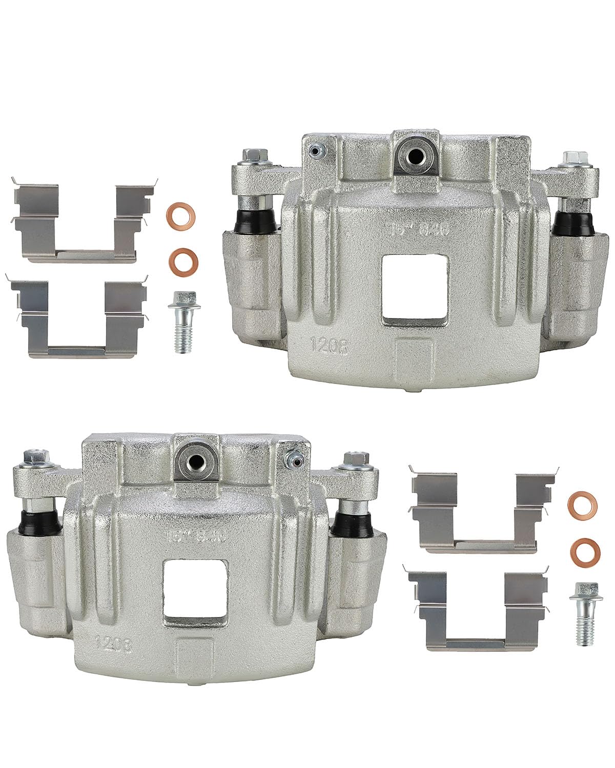 cciyu 18B4939 18B4938 Front Left & Right Brake Calipers With Bracket For Chevy For Colorado,For GMC For Canyon,For Isuzu For i-2