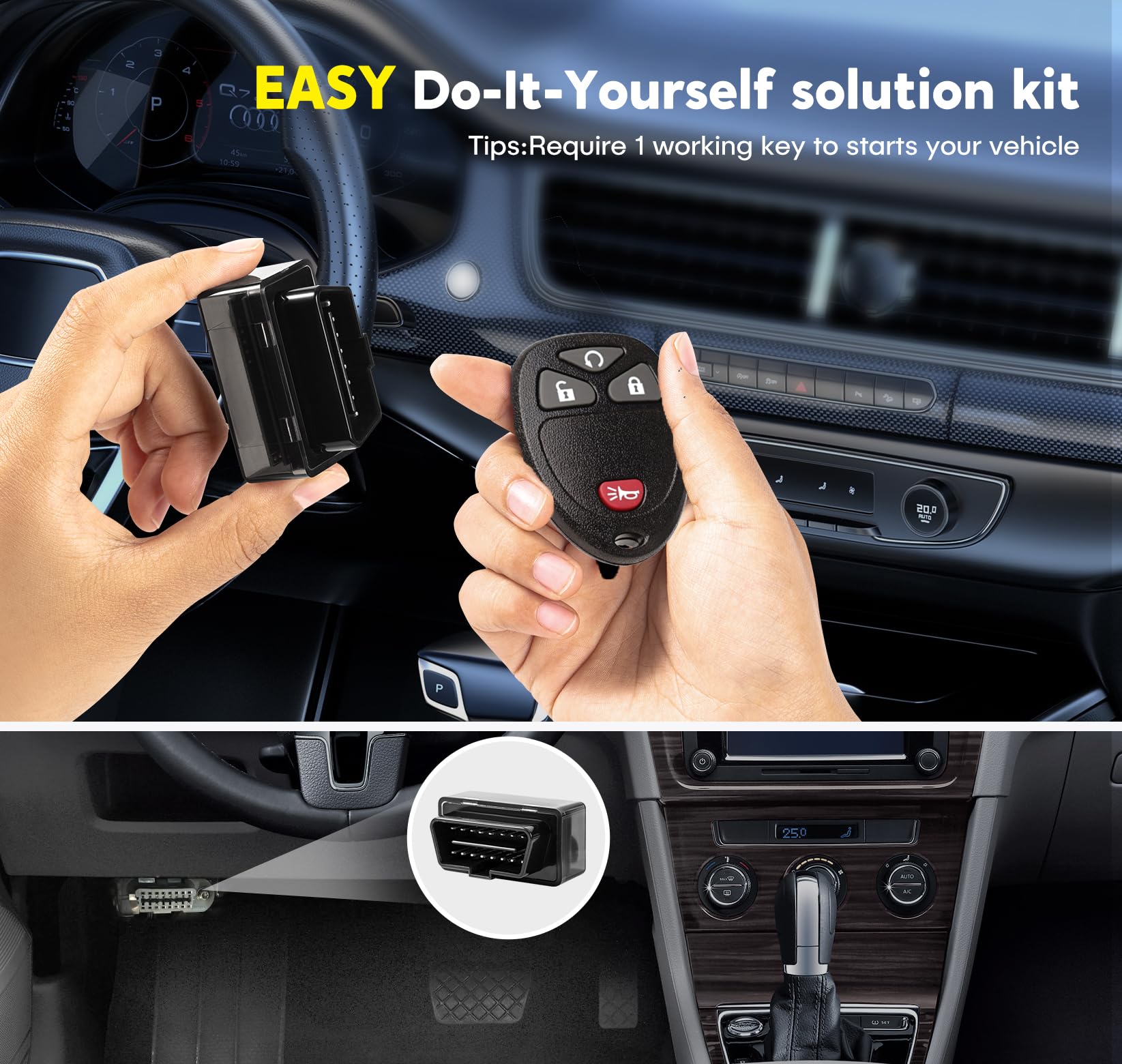 Keyless Entry Remote Kit for Chevy Silverado Avalanche Equinox Express Traverse GMC Yukon Sierra 1500 2500 3500 HD Acadia Savana