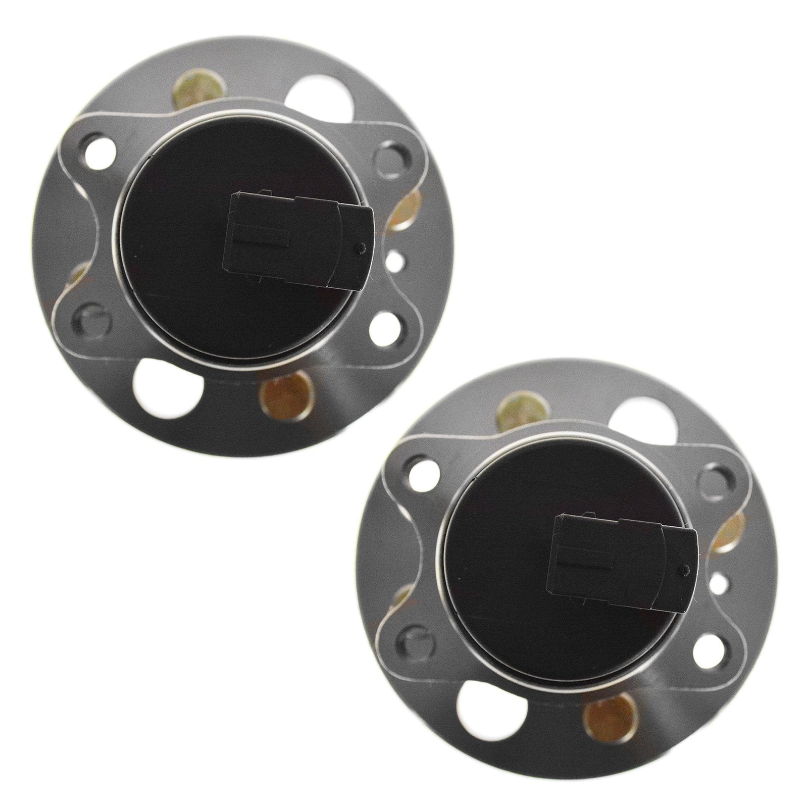 Trq Rear Wheel Hub Bearings Assembly Set Compatible With 2006-2011 Hyundai Accent Kia Rio Rio5