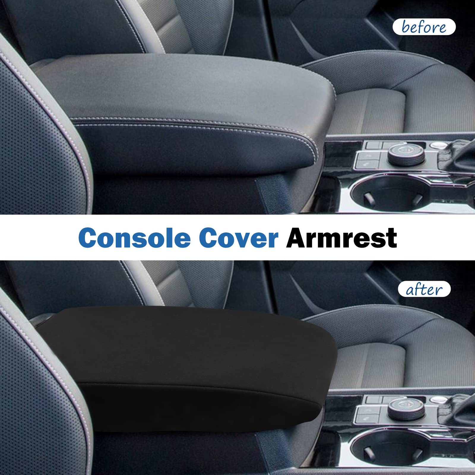 Intget Center Console Armrest Cover For Vw Volkswagen Atlas Accessories 2018 2019 2020 2021 2022 2023 Vw Atlas Cross Sport Accessories