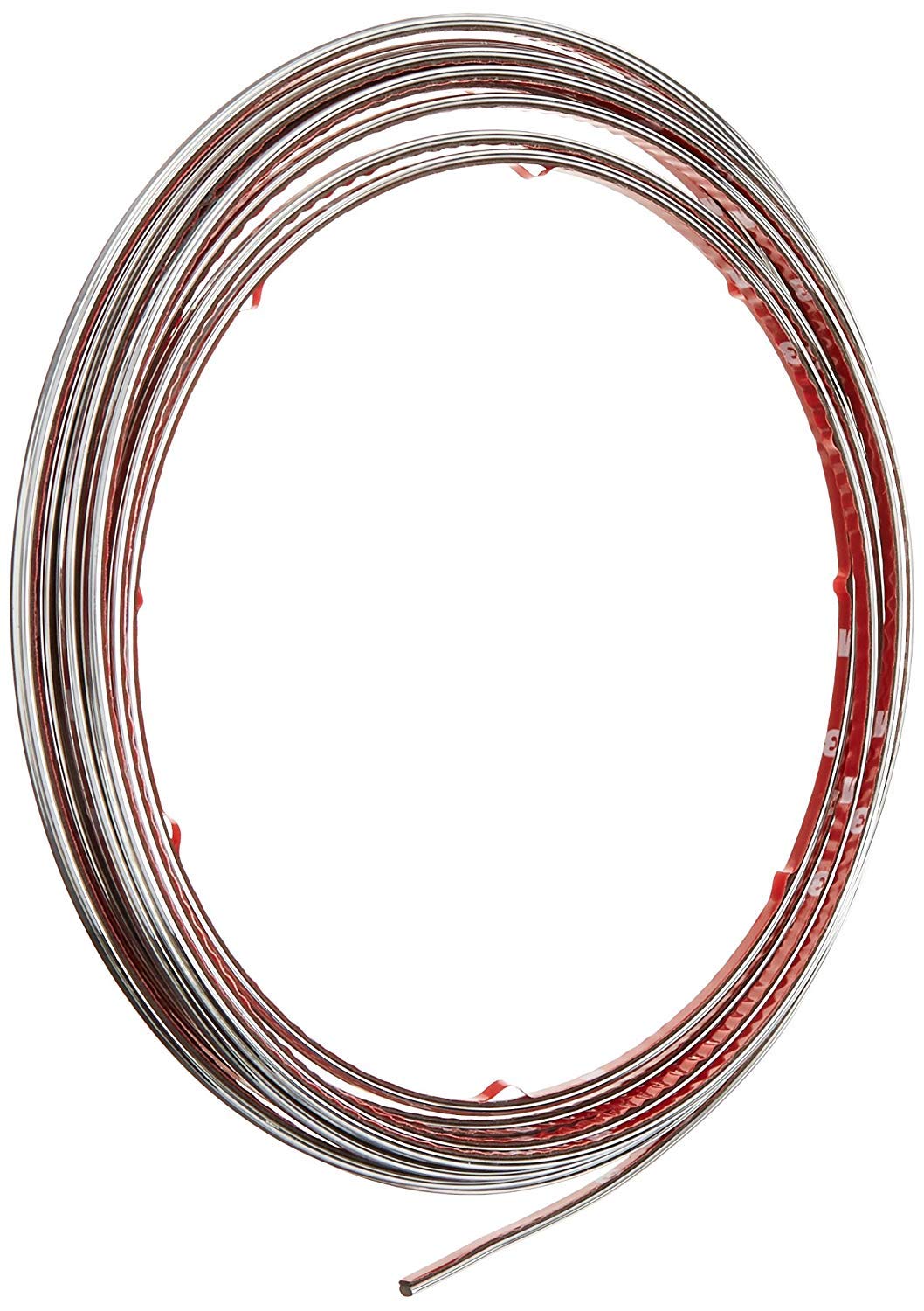 Cowles Custom - Premium Universal Body Molding for All Vehicle - Easy Install, Chrome Finish, 1/8&quot; by 20 feet, UV Protected, Long Lasting Flexible PVC