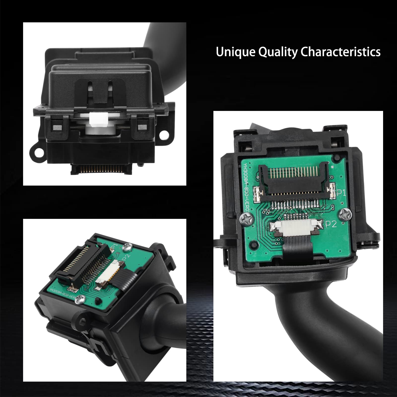 Windshield Wiper Switch Multifunction Turn Signal Control, Compatible With 2015-2023 Ford F150/F250/F350/F450/F550 Super Duty, F650/F750, Replaces# Cbs2293, Fl3Z13K359Aa