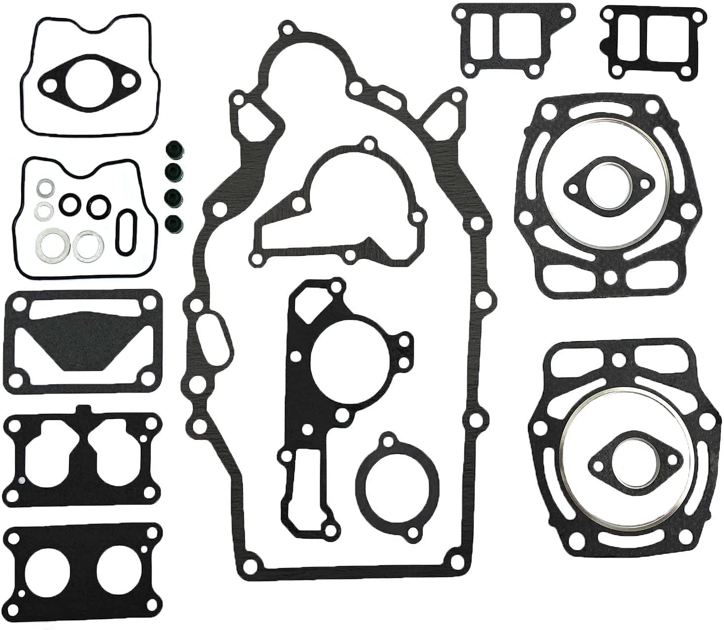 imUfer MIA10941 11004-2107 11060-2449 11061-2182 Full Engine Rebuild Gasket Kit Replacement for Kawasaki 2500-4010 KAF620 UTV FD