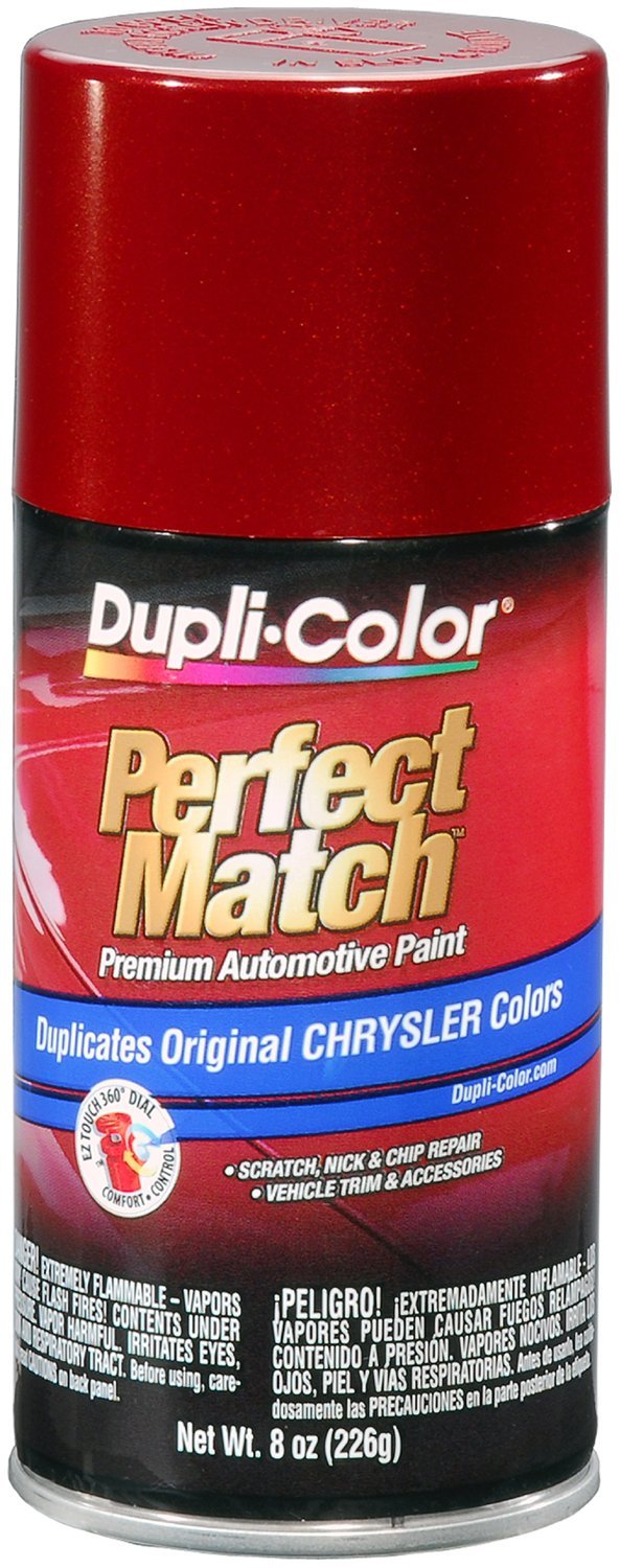 Dupli-Color (Ebcc04127-6 Pk) Inferno Red Metallic Chrysler Perfect Match Automotive Paint - 8 Oz. Aerosol, (Case Of 6)