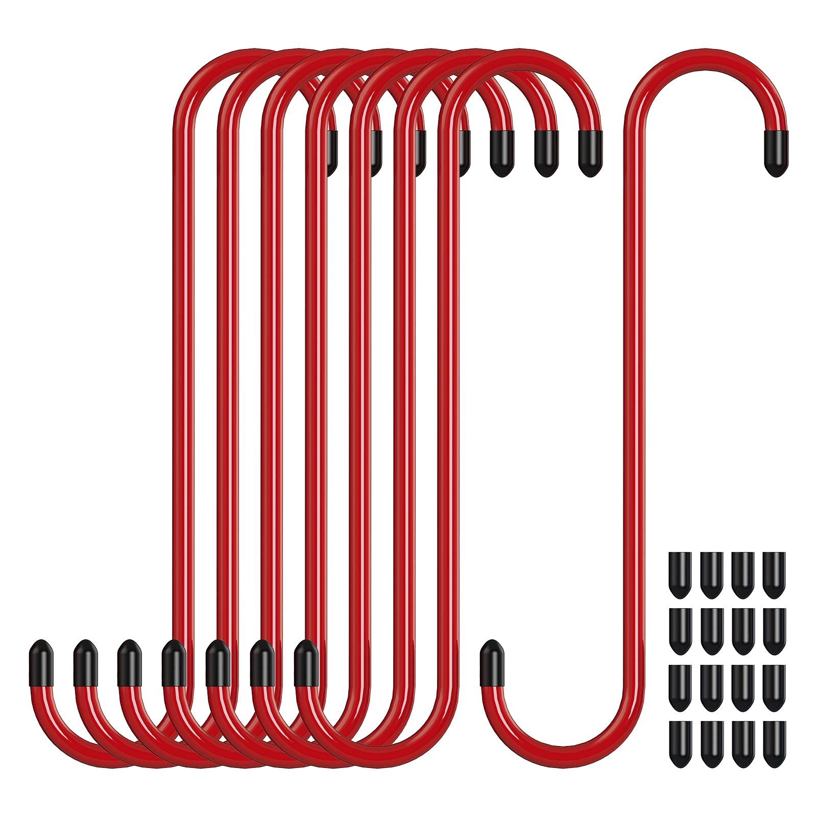 Bac-kitchen 8 Pcs Brake Caliper Hangers Brake Caliper Hooks with Rubber Tips Automotive Tool for Braking, Bearing, Axle and Susp